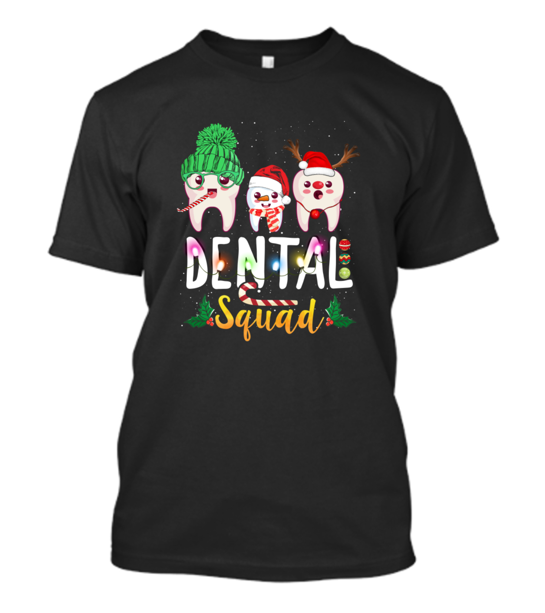 Dental Squad Cute Tooth Holiday T-Shirt