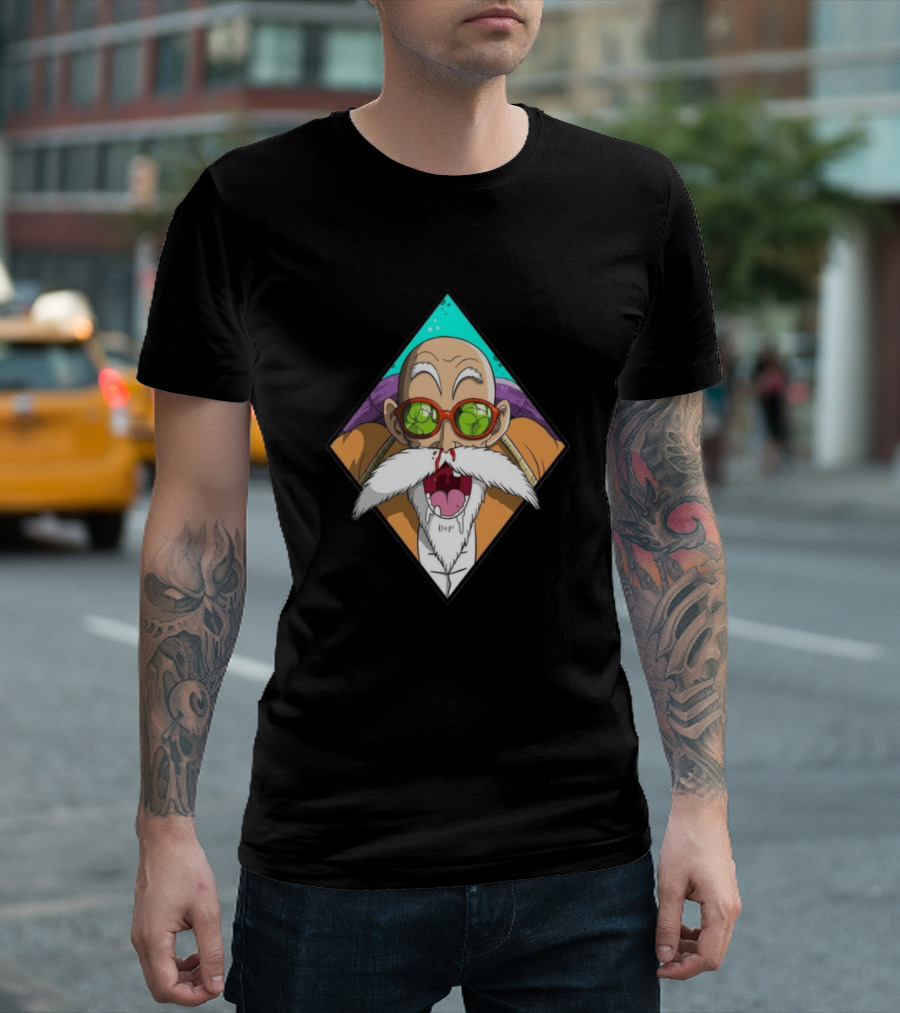 Dragon Ball Z Master Roshi Funny Old Man T-Shirt