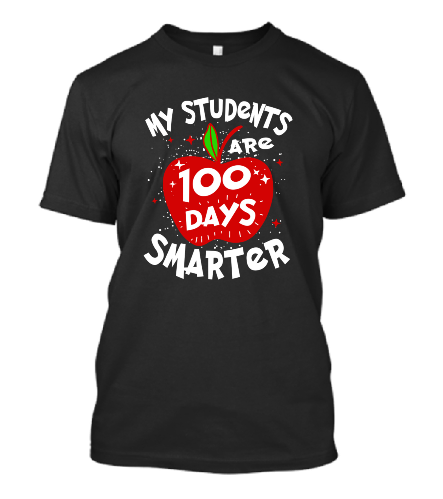 My Students Are 100 Days Smarter Apple T-Shirt