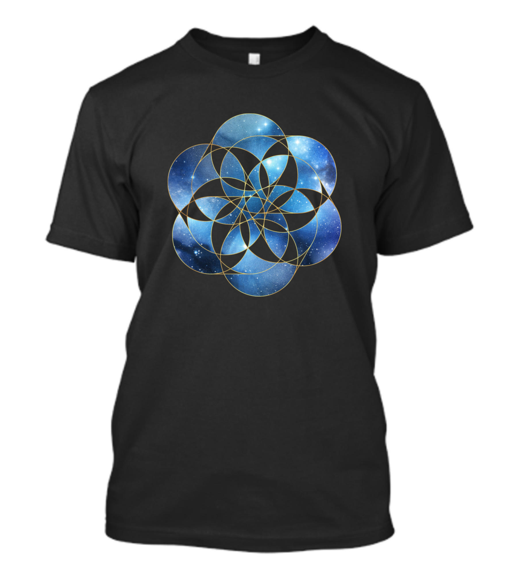 Sacred Soul Nebula Cosmic Geometric T-Shirt