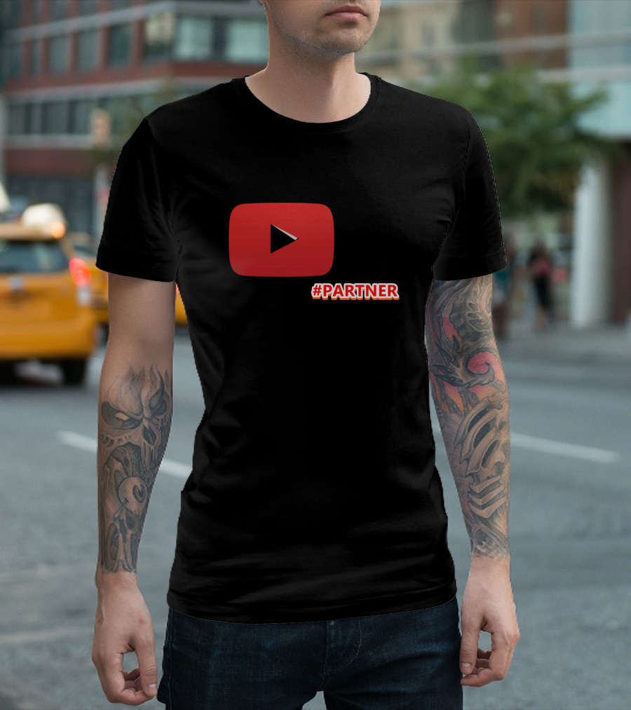 YouTube Logo #PARTNER T-Shirt