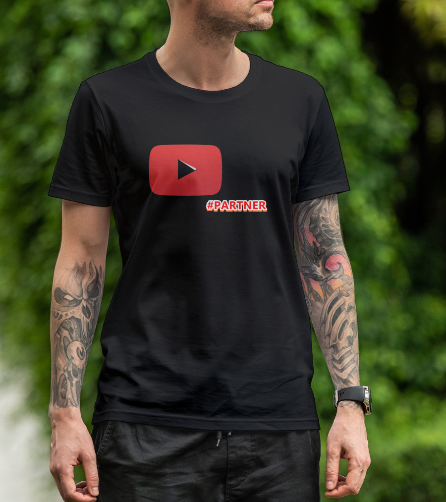 YouTube Logo #PARTNER T-Shirt