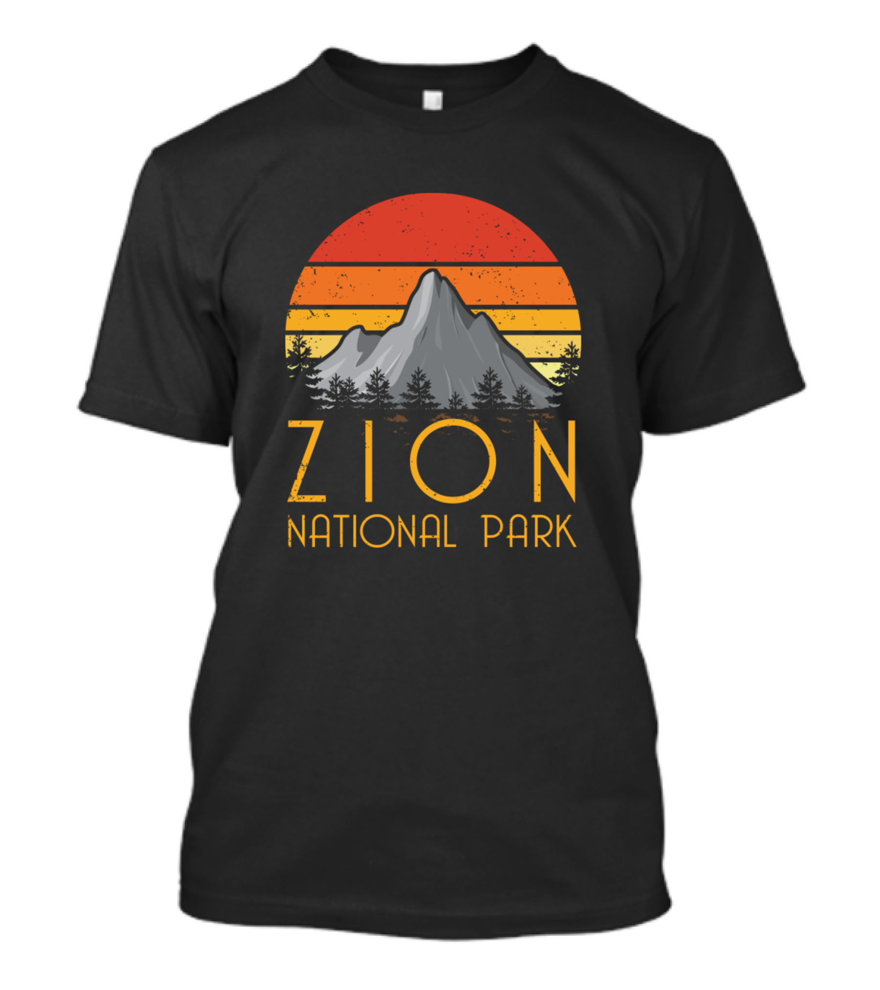Zion National Park Mountain Sunset T-Shirt