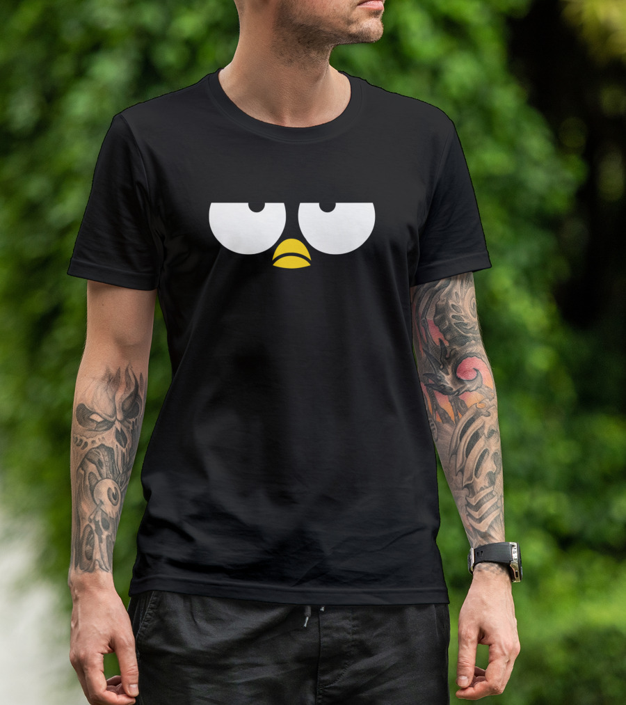 Badtzmaru Kawai Minimalist Character Expression T-Shirt