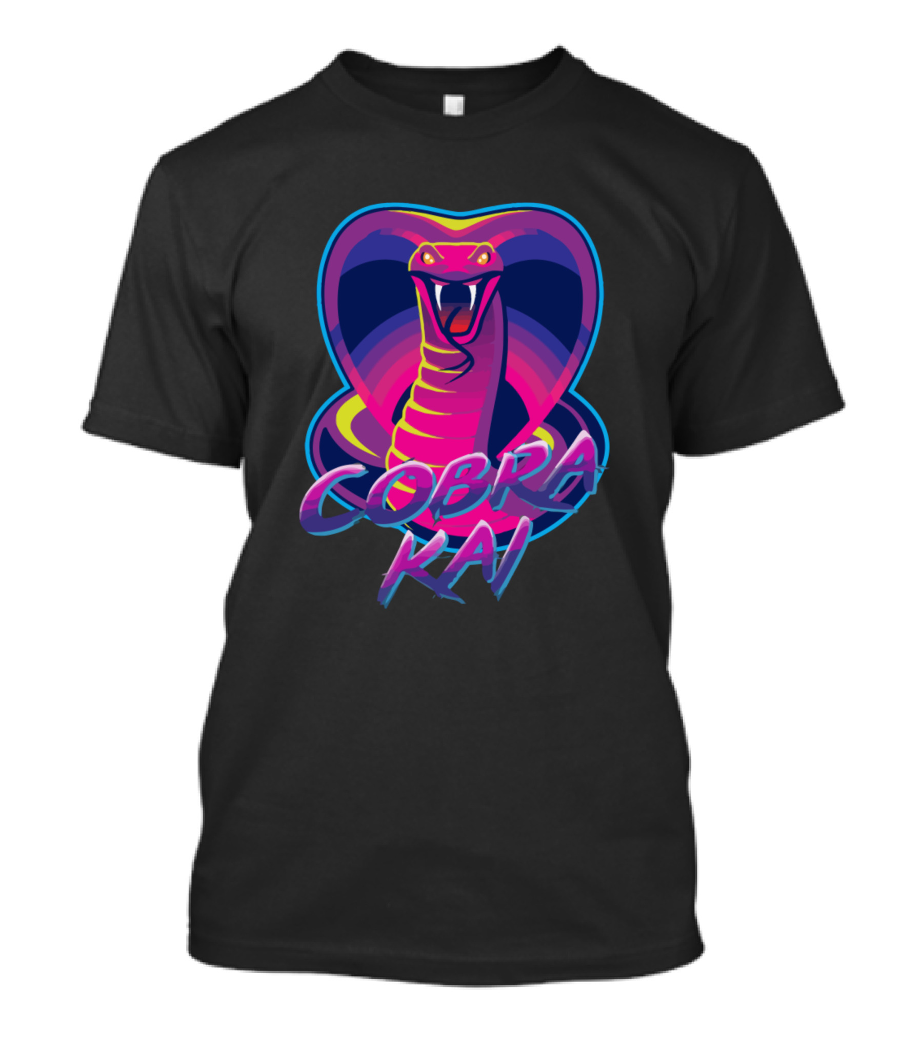 Cobra Kai Retro Wave Neon Cobra T-Shirt