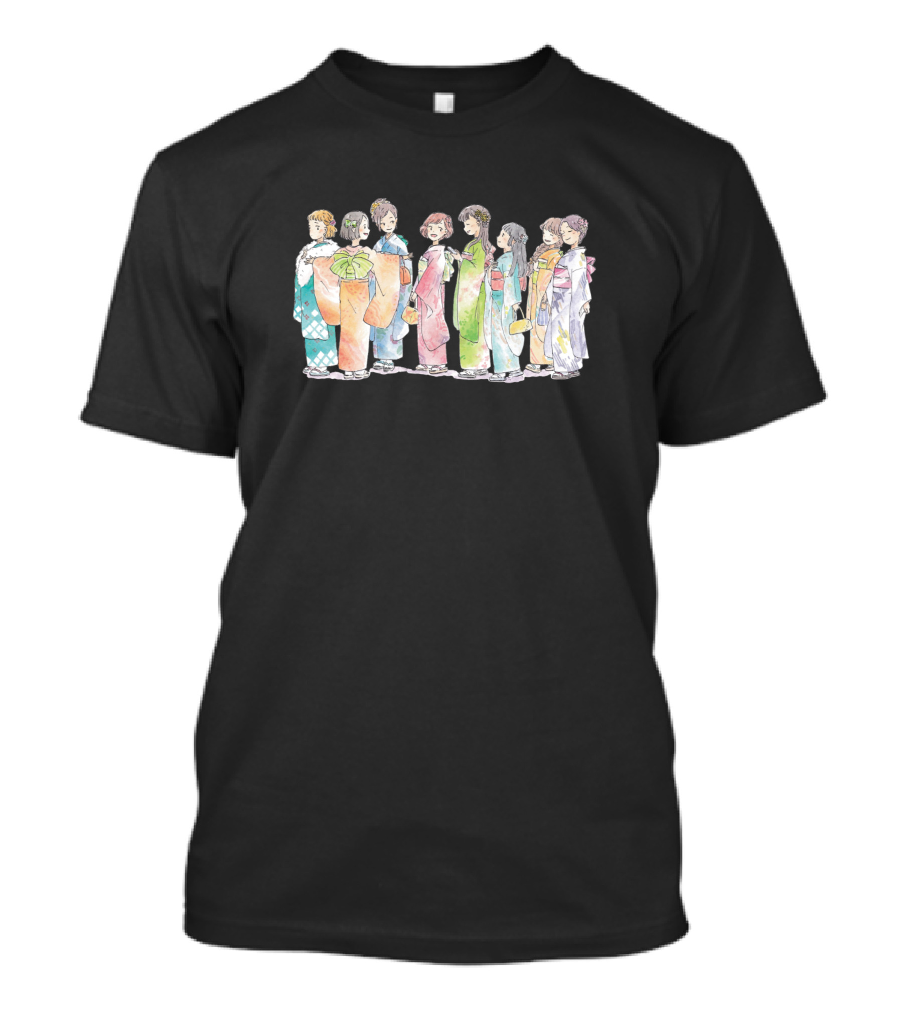 Coming Of Age Day Kimono Celebration Japan Anime T-Shirt
