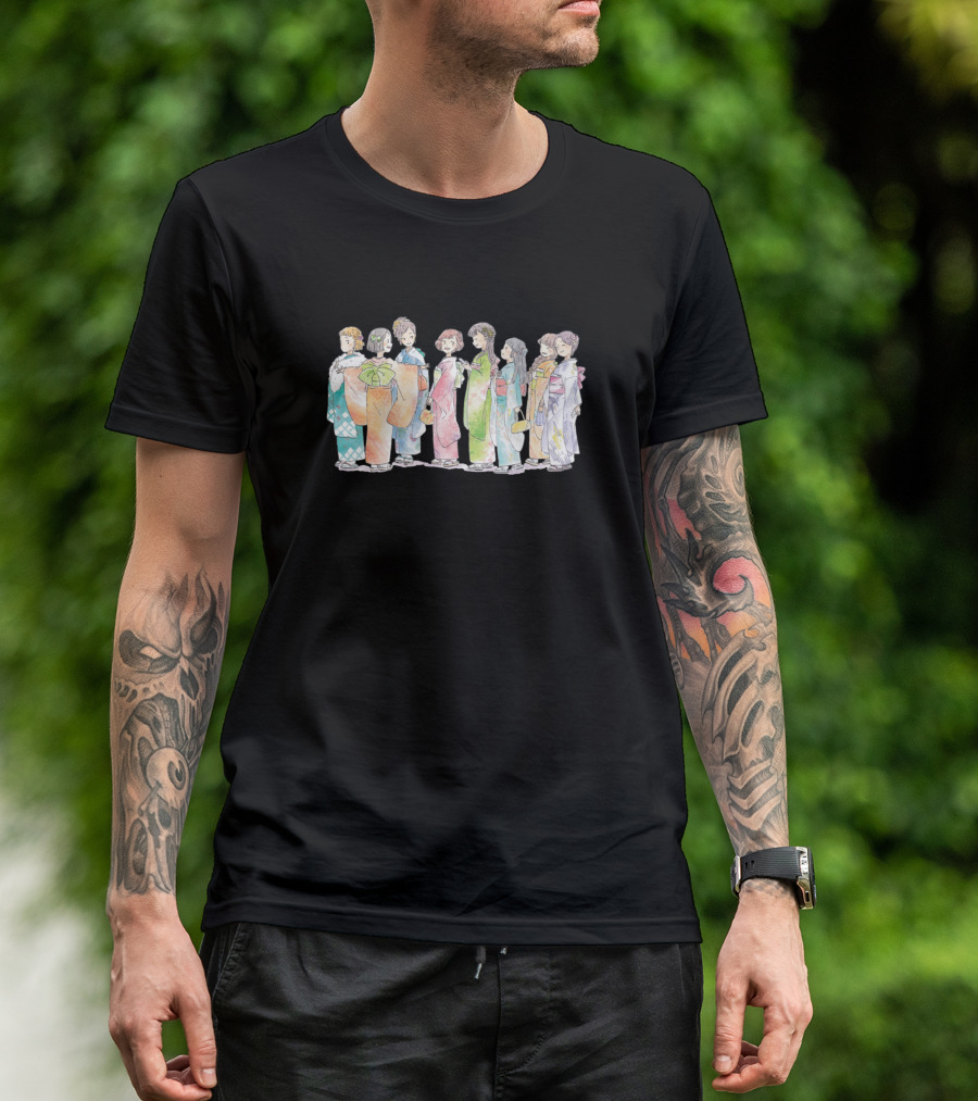 Coming Of Age Day Kimono Celebration Japan Anime T-Shirt