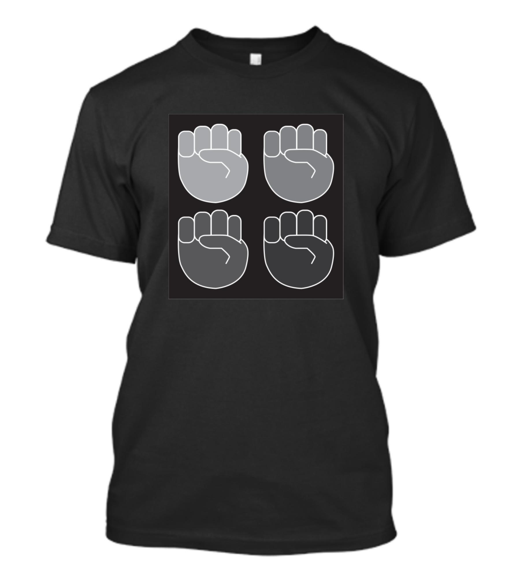 Fight The Good Fight Fist Symbol Quartet T-Shirt