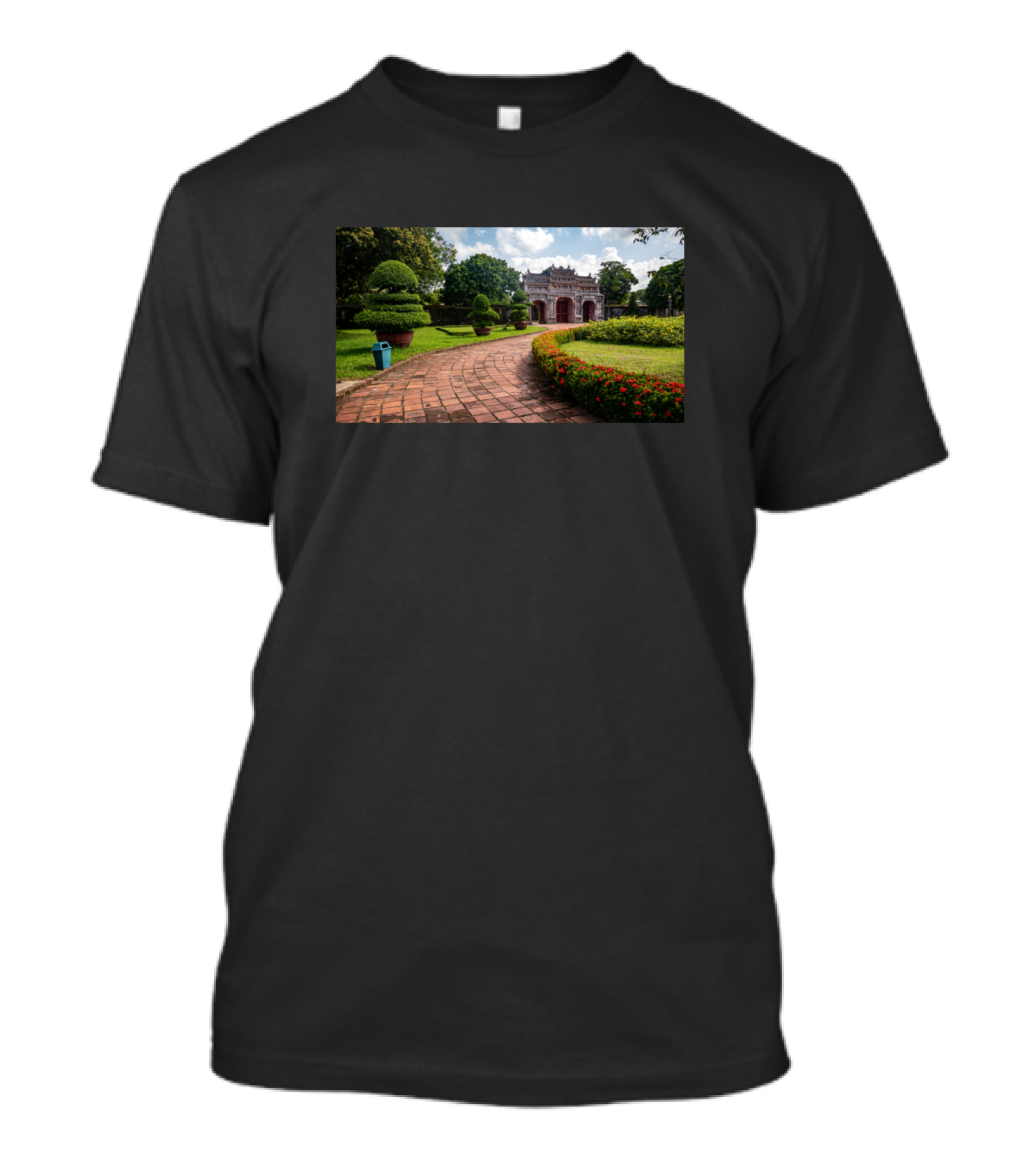 Imperial City Hue Vietnam Scenic Pathway And Architecture T-Shirt