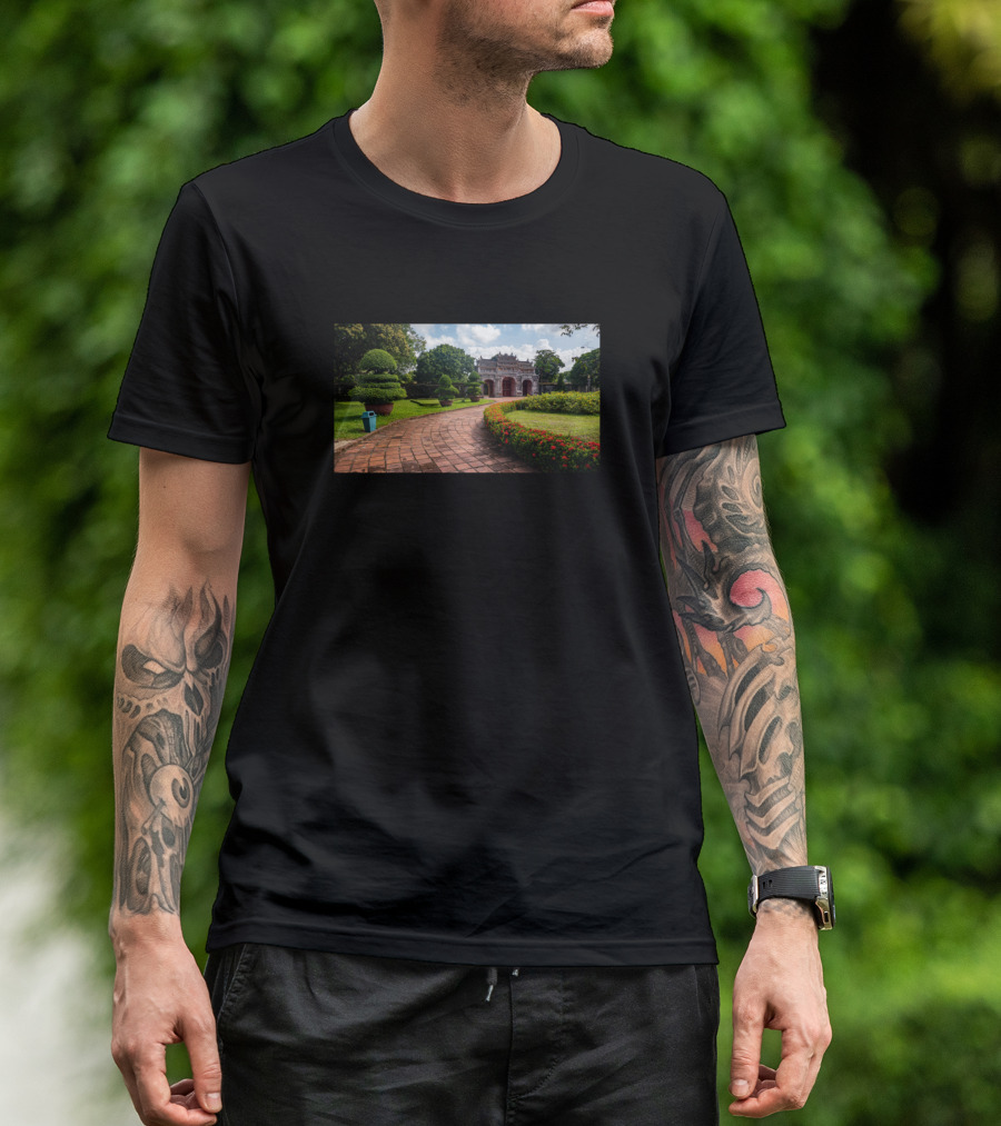 Imperial City Hue Vietnam Scenic Pathway And Architecture T-Shirt