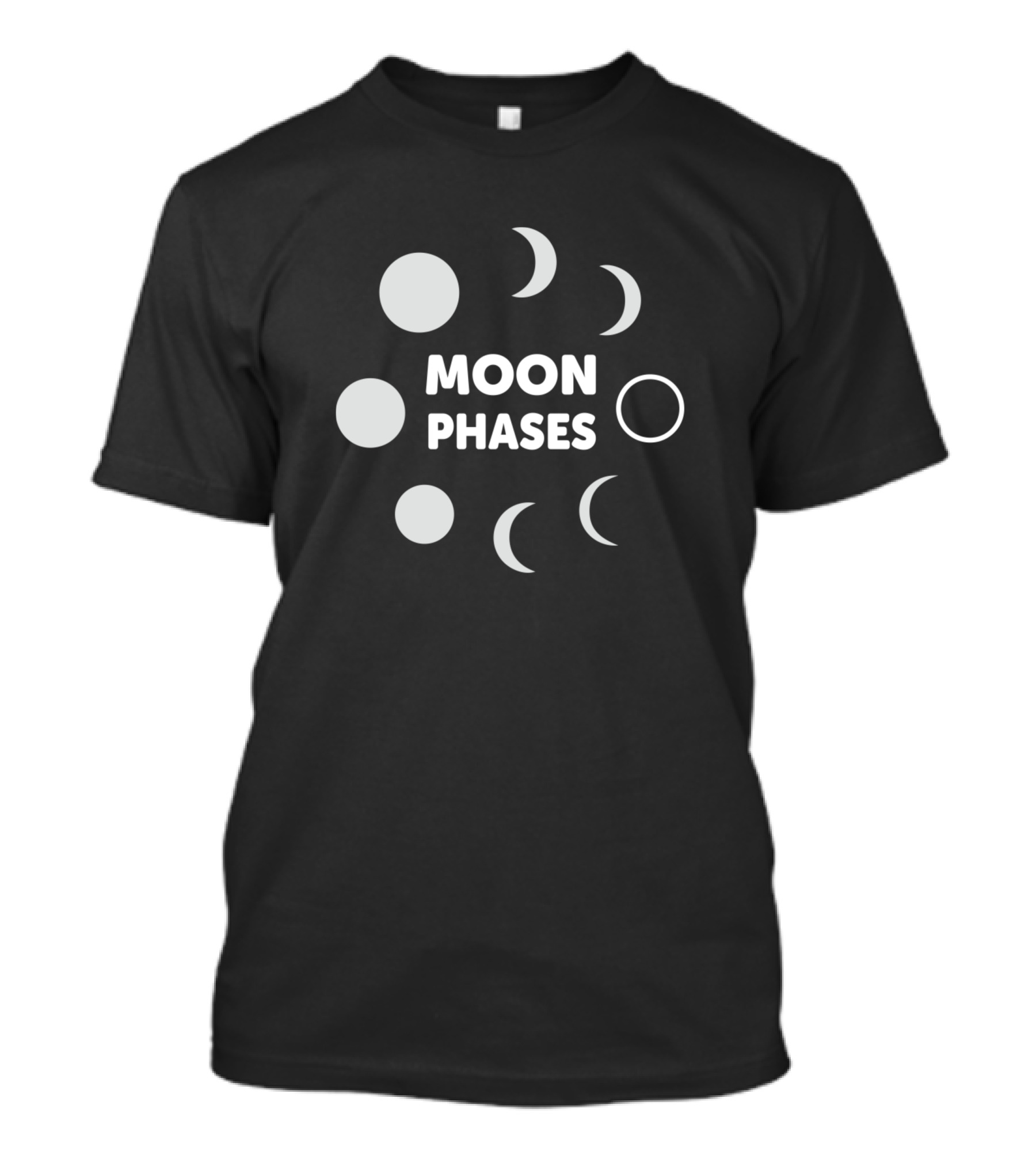 Moon Phases Astronomy Yggdrasil Lunar Cycle T-Shirt