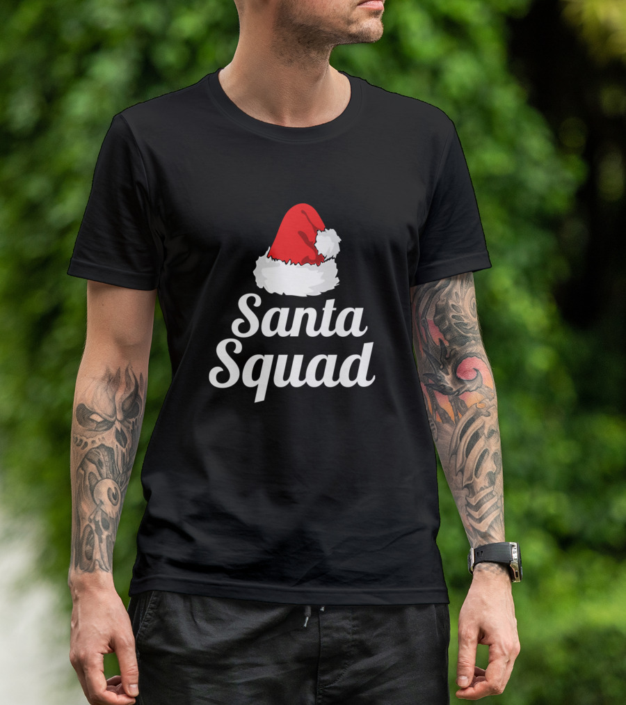 Santa Squad Funny Family Christmas Xmas Holid T-Shirt