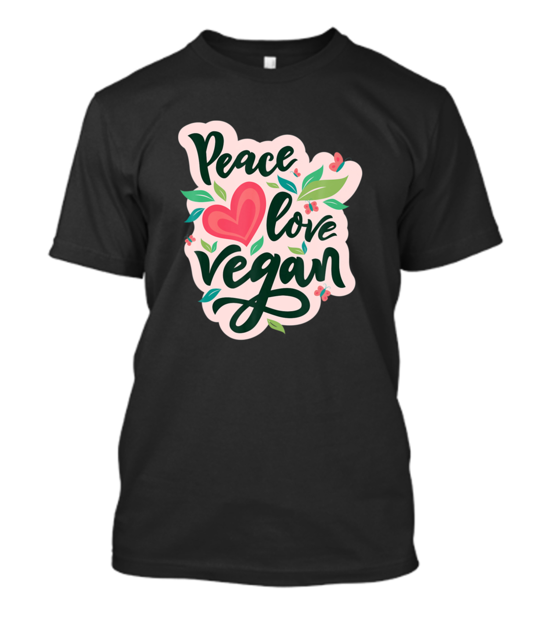 Peace Love Vegan Vegan Fanboys Vegan T-Shirt