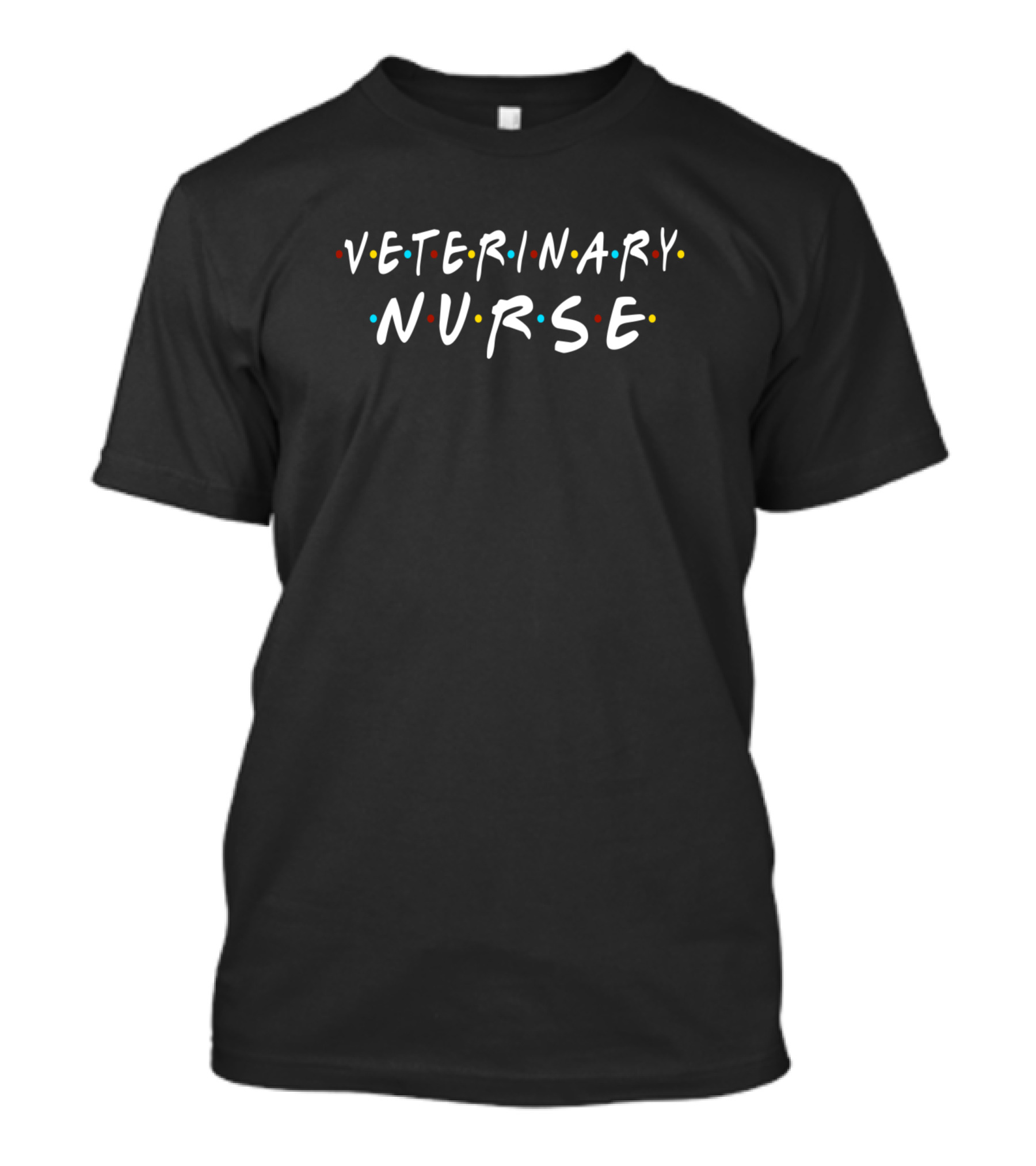 Veterinary Nurse Friends TV Show Style Masks Vet Tech Stickers T-Shirt