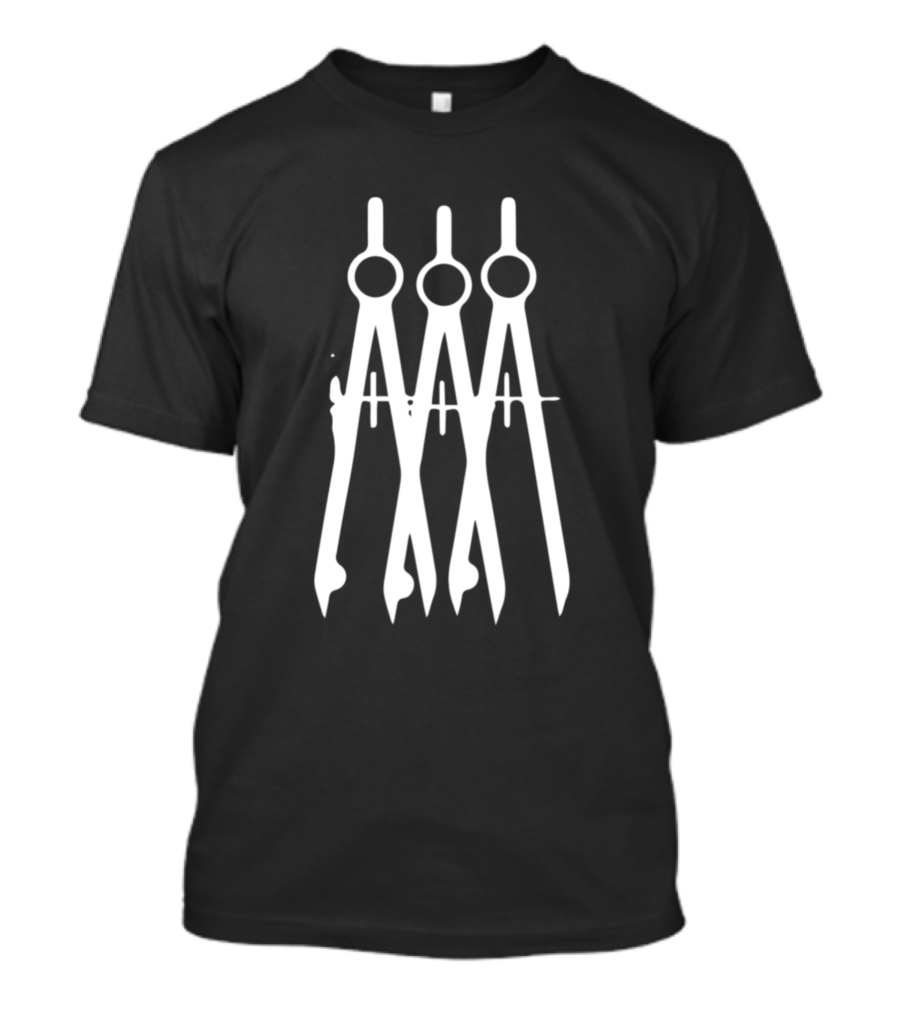 Vintage Art Architect Architecture Compass Tools T-Shirt