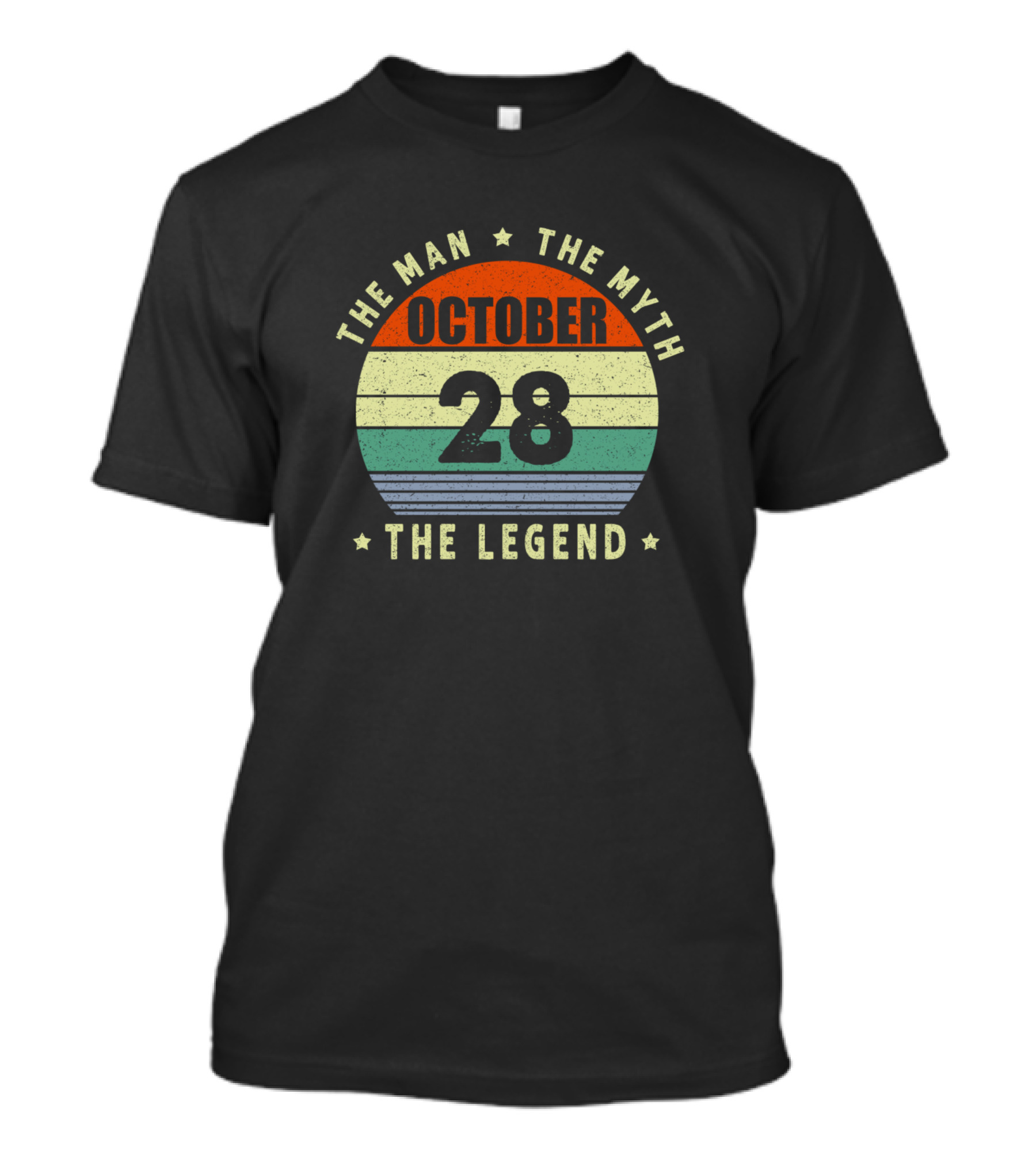 October 28 The Man The Myth The Legend Vintage T-Shirt