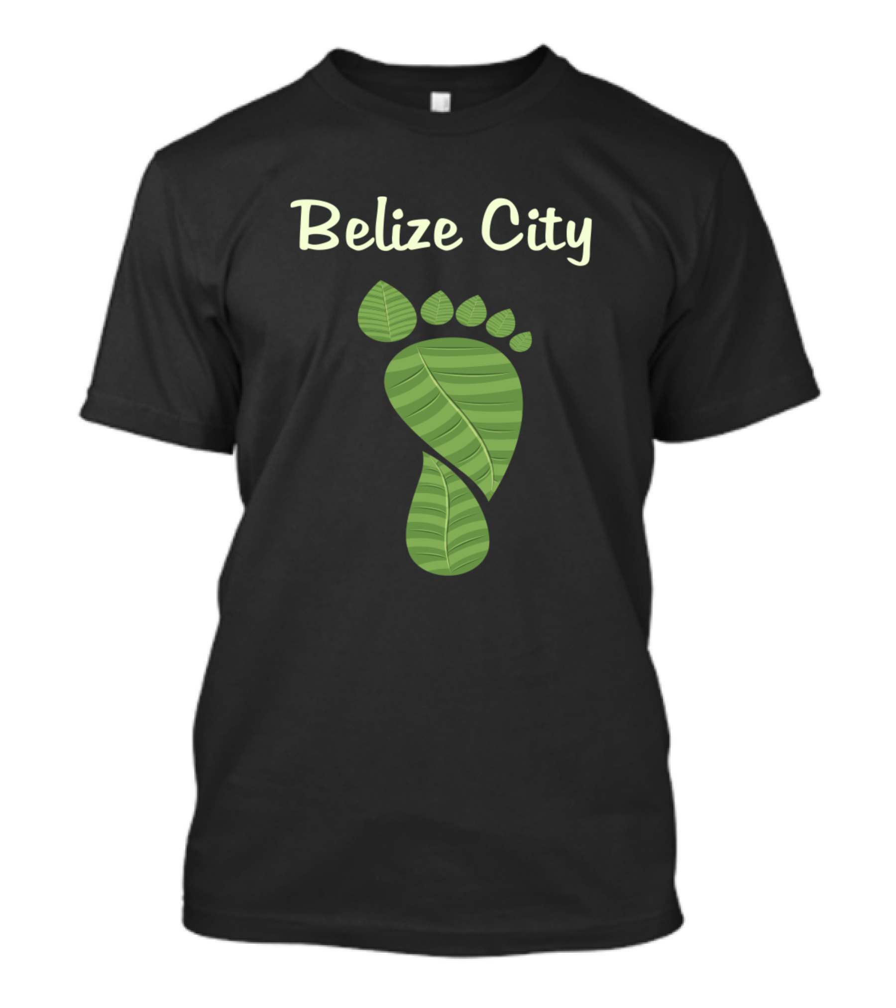 Belize City Leaves Footprint T-Shirt