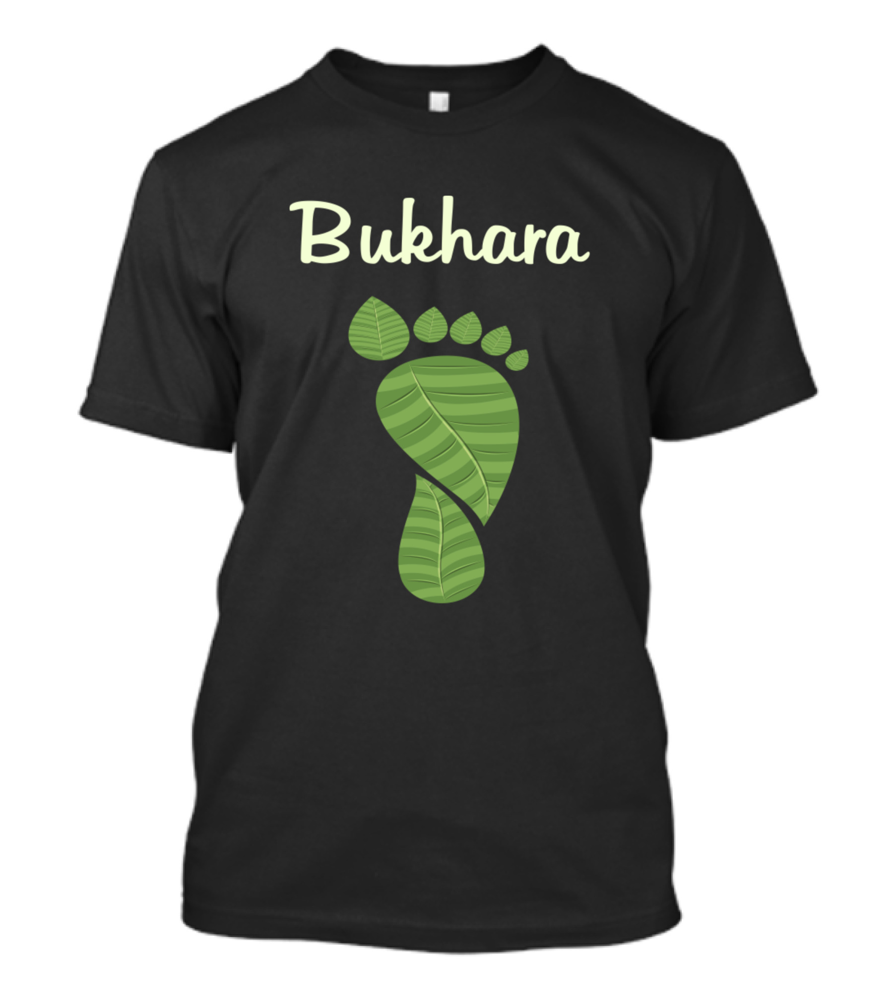 Bukhara Leaf Footprint T-Shirt