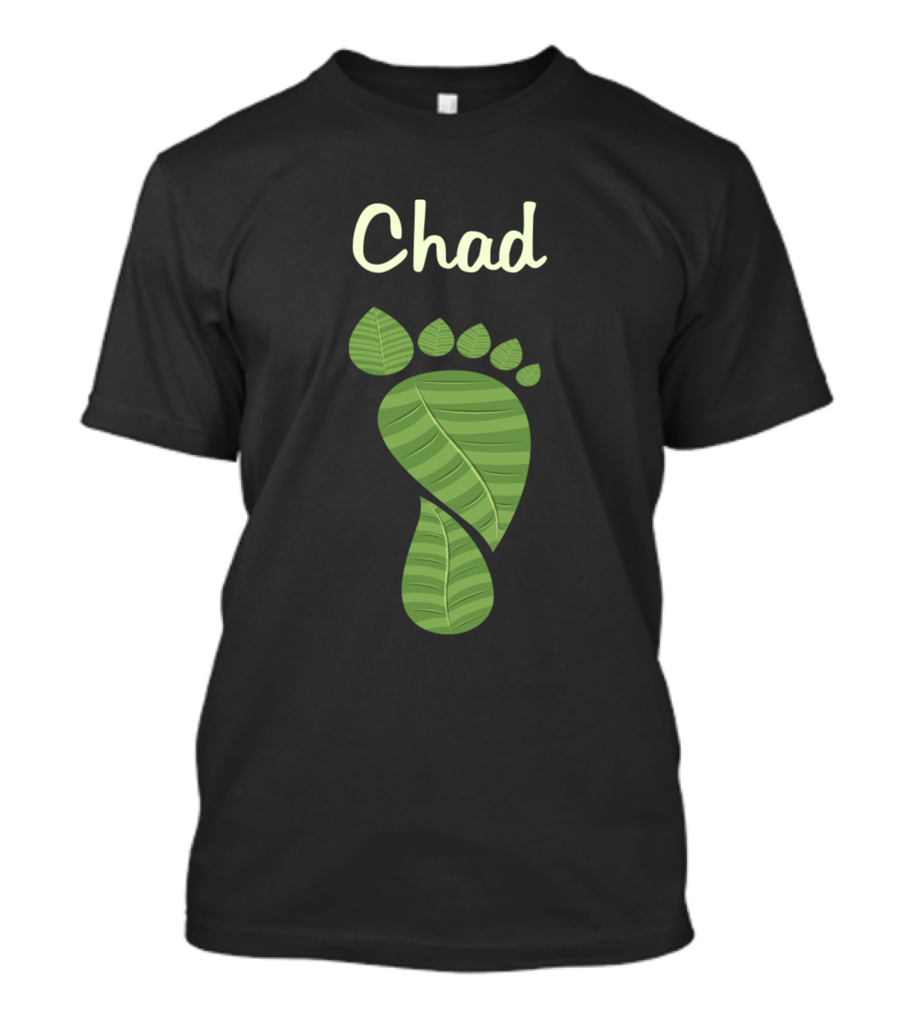 Chad Green Footprint Leaf T-Shirt