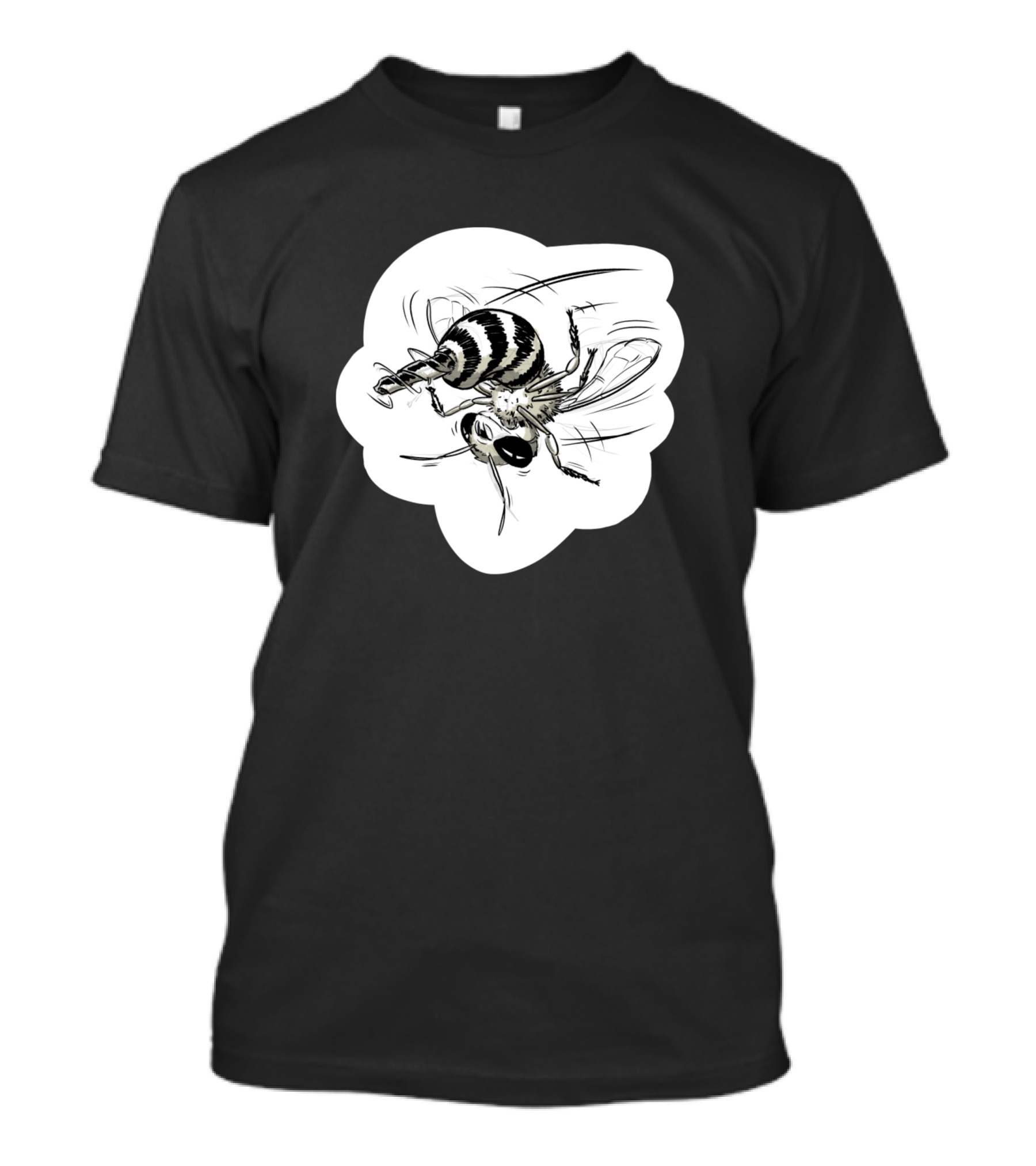 Bee Drill Bug Creature Spin Attack T-Shirt