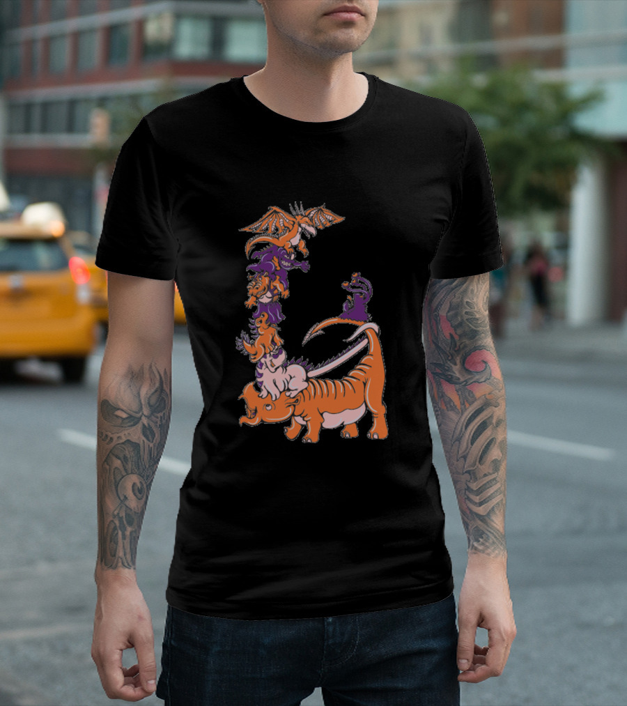 Cute Imaginary Creatures Featuring Awesome Fantasy Animal Stack T-Shirt