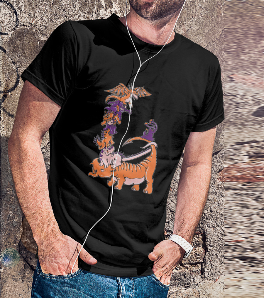 Cute Imaginary Creatures Featuring Awesome Fantasy Animal Stack T-Shirt