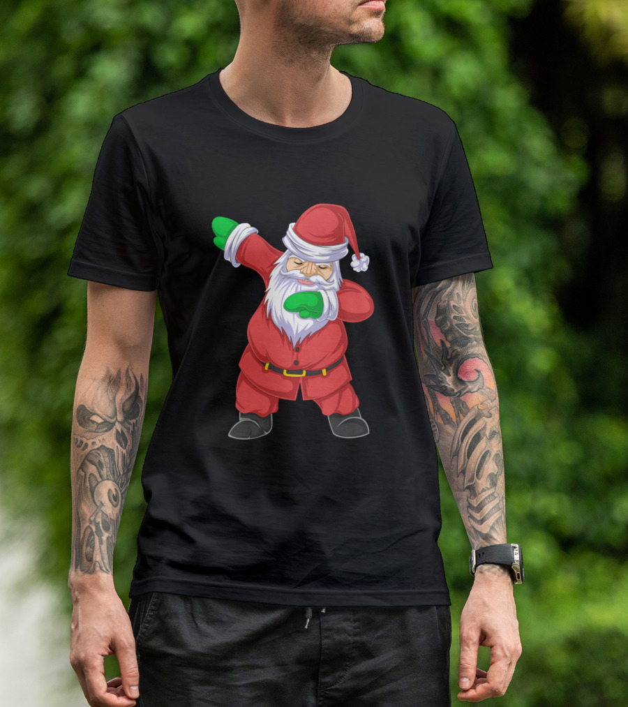 Dab Dance Santa Claus Christmas Humor T-Shirt