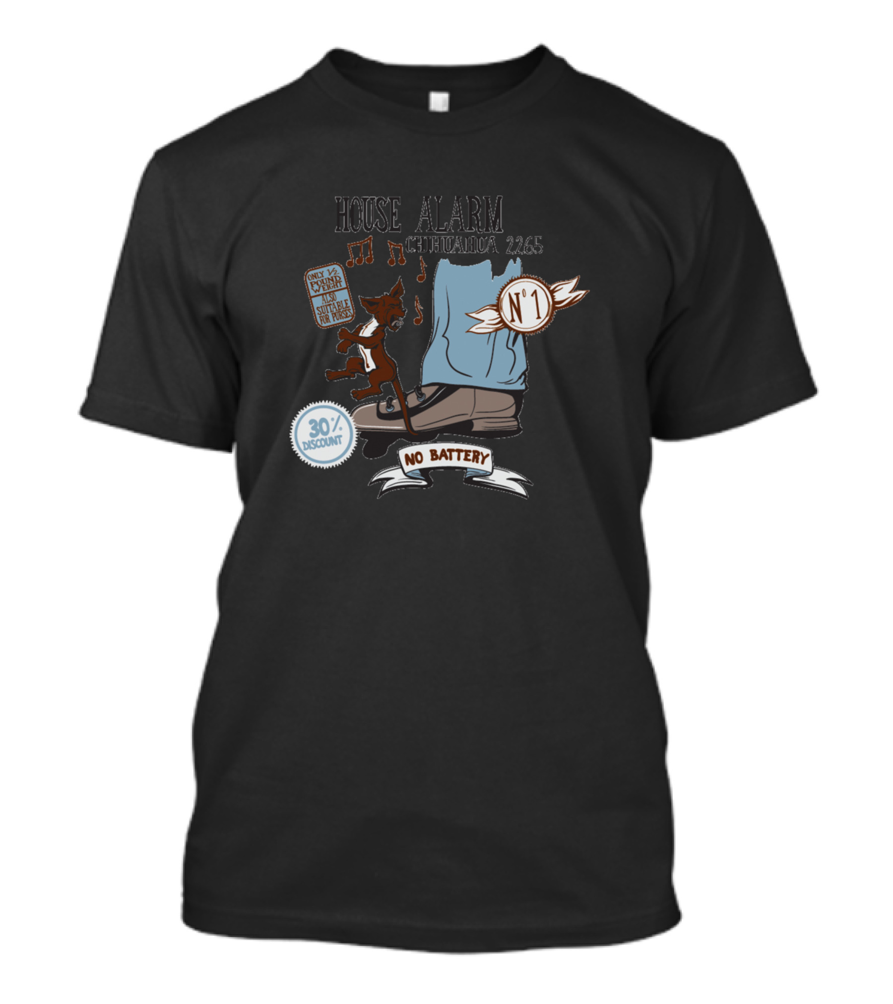 House Alarm Chihuahua Century No Battery Discount Chihuahua Lover T-Shirt