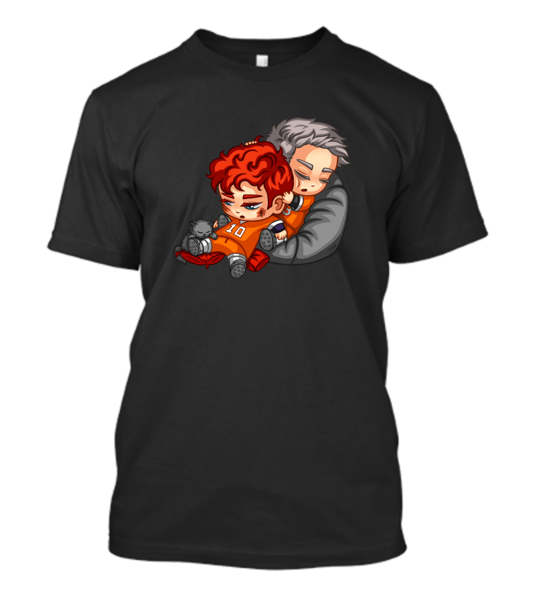 Its Always Yes With You Football Player Number 10 Cozy Embrace Cartoon T-Shirt