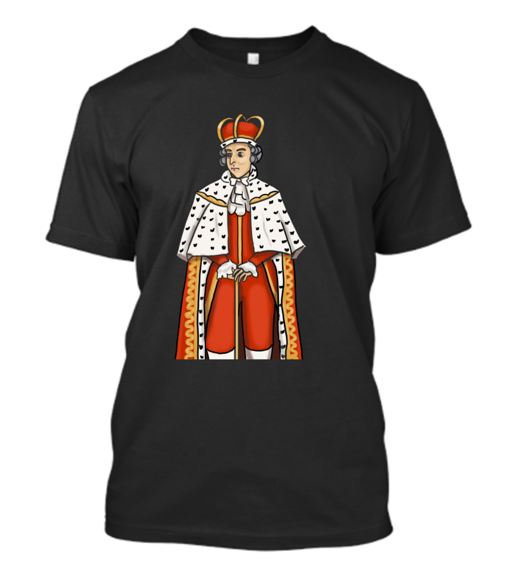 King George You'll Be Back Hamilton Musical Iconic Monarch Costume T-Shirt