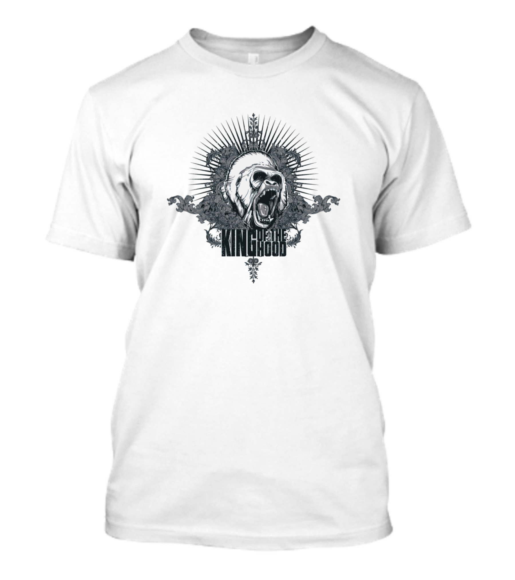 King Of The Hood Regal Gorilla Enthusiast T-Shirt