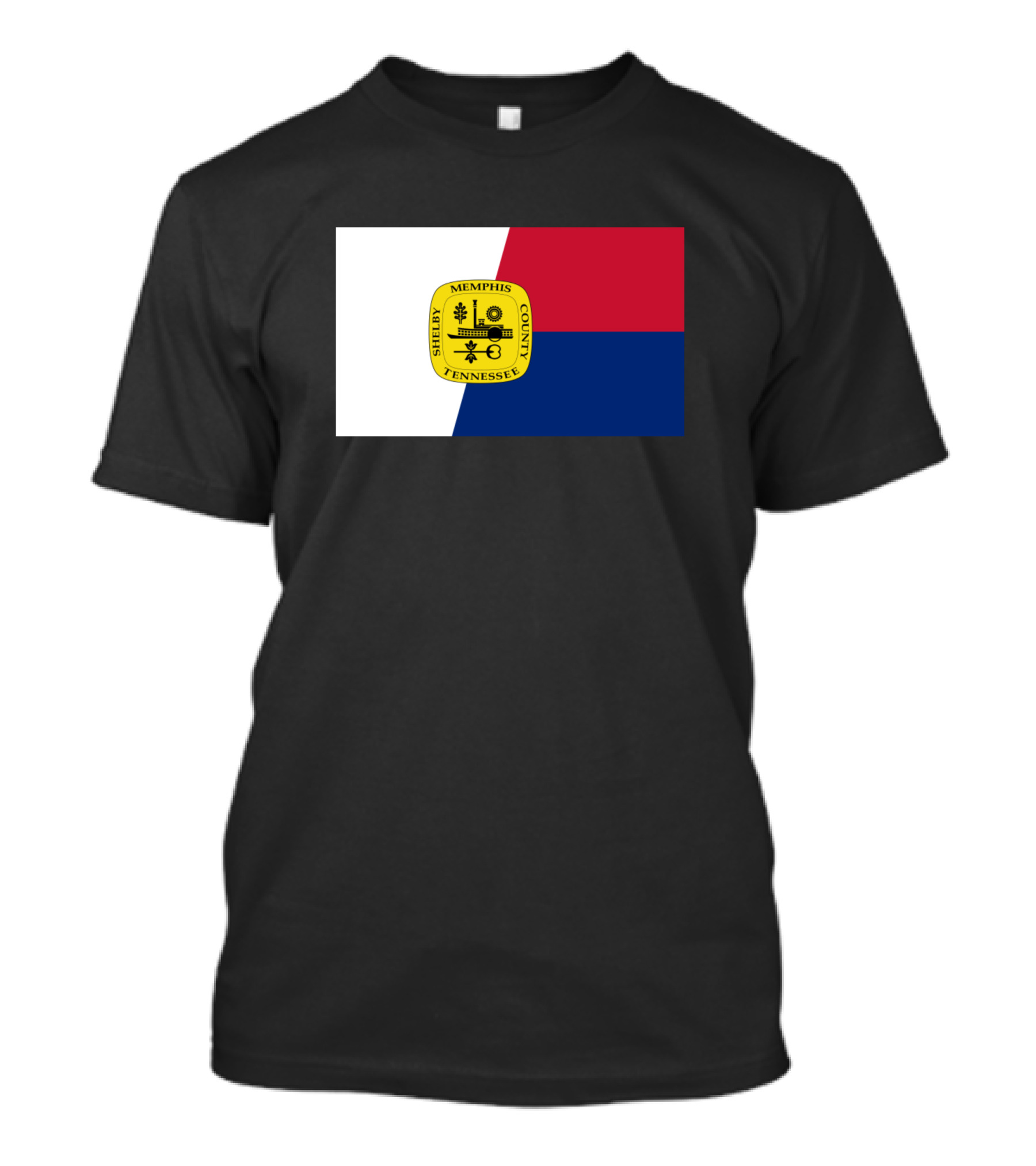 Memphis Tennessee Shelby County Flag T-Shirt