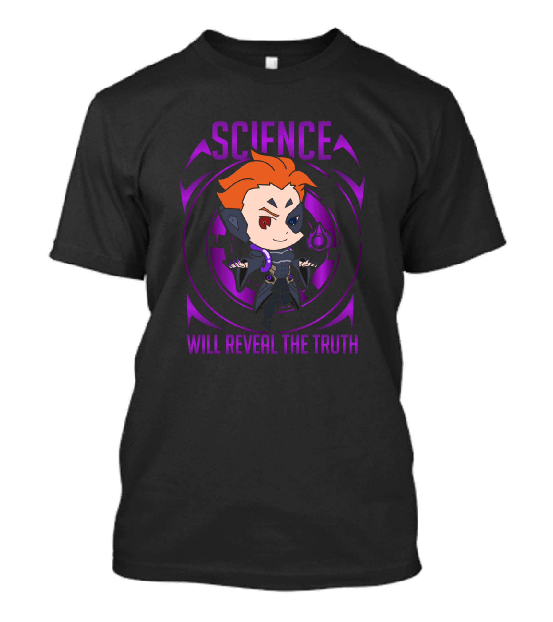Moira Chibi Science Will Reveal The Truth T-Shirt