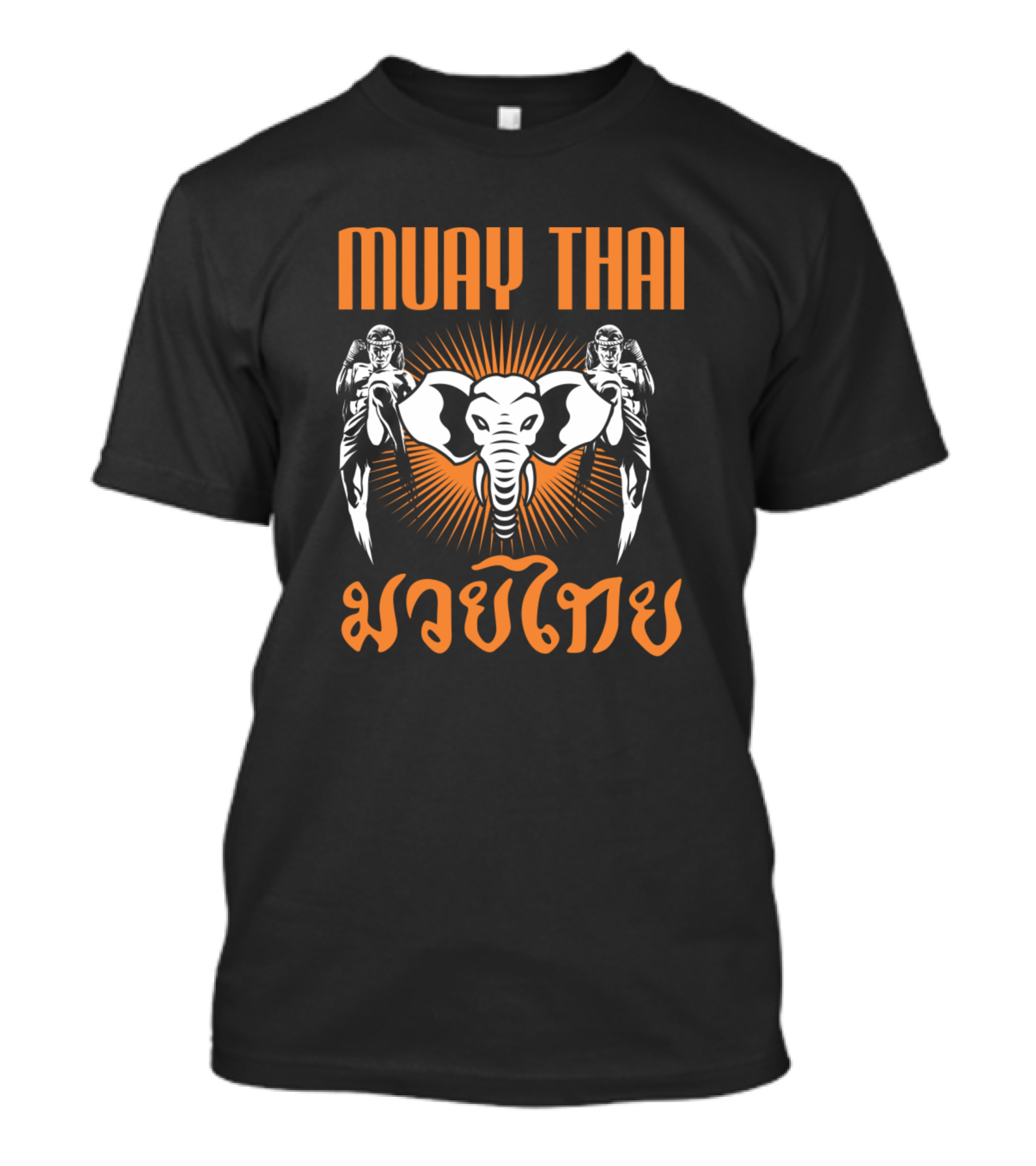 Muay Thai Elephant Icon Fighters Thailand Kickboxing T-Shirt