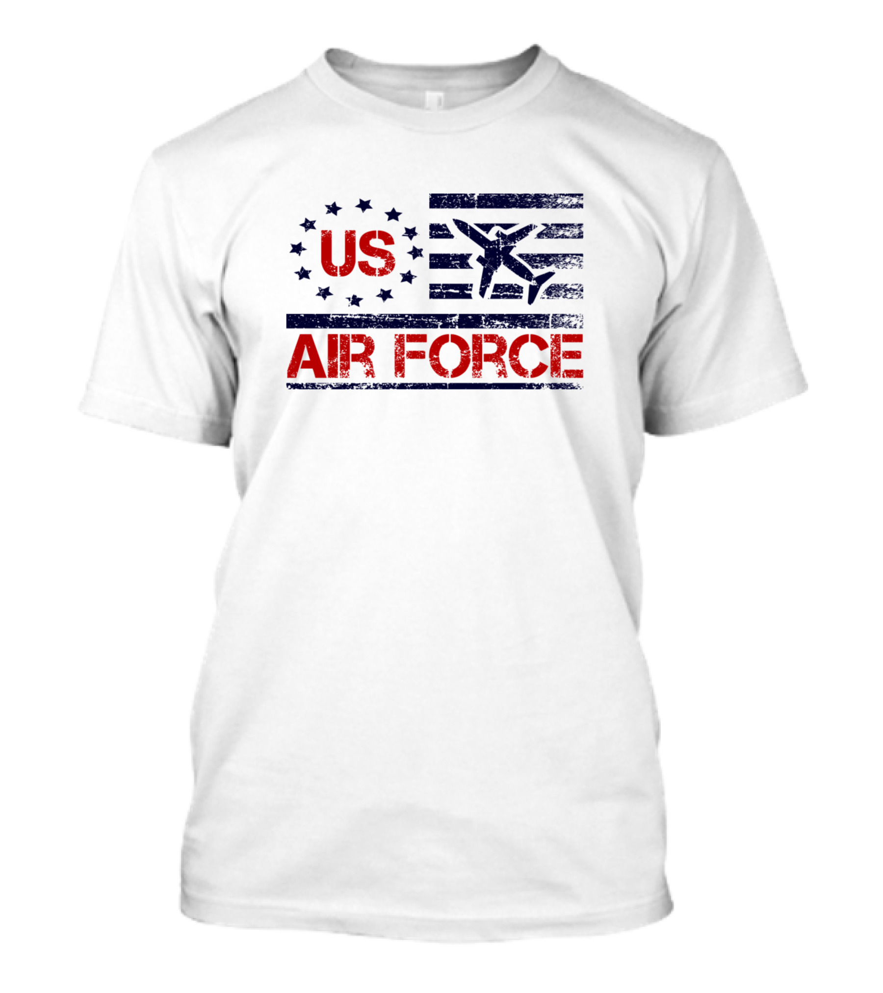 US Air Force Veteran Stars And Stripes Aircraft T-Shirt
