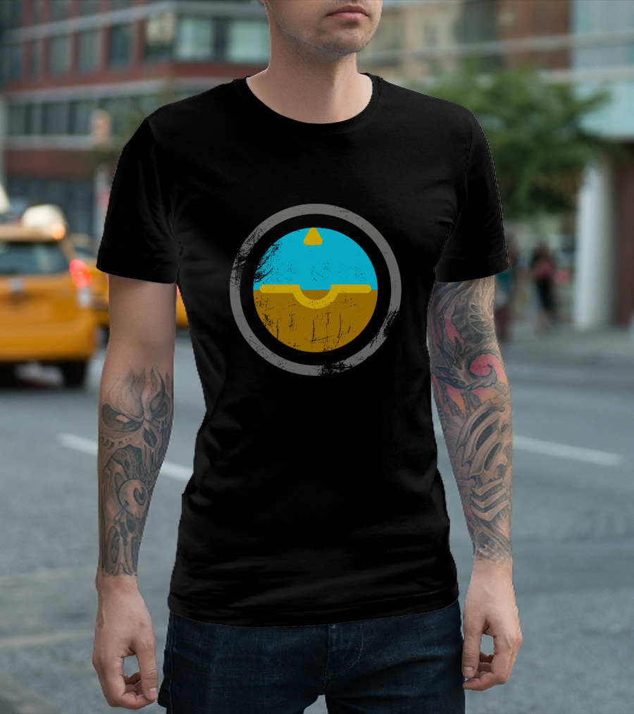 Vintage Airplane Attitude Indicator Instrument Aviation T-Shirt