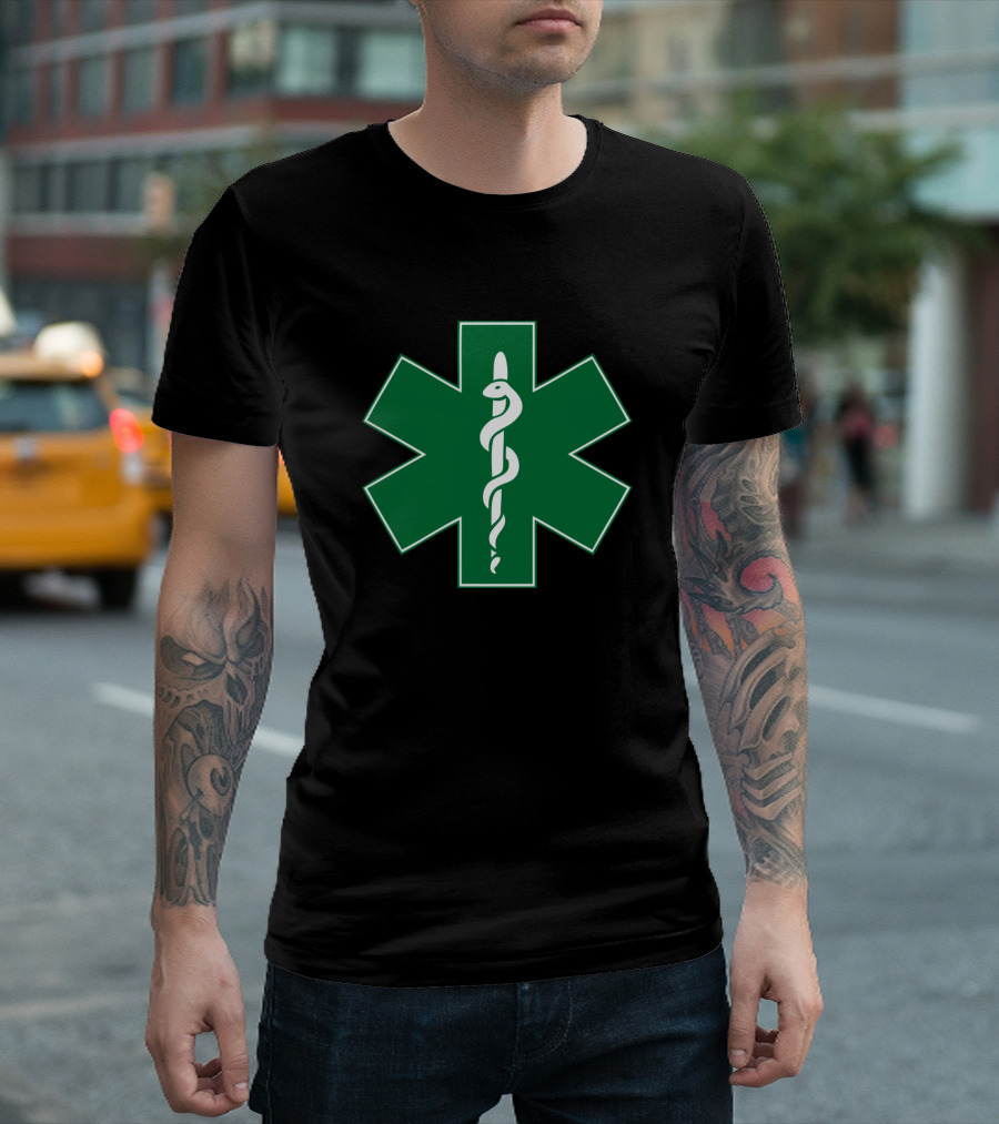 Medical Emergency Caduceus Star of Life T-Shirt
