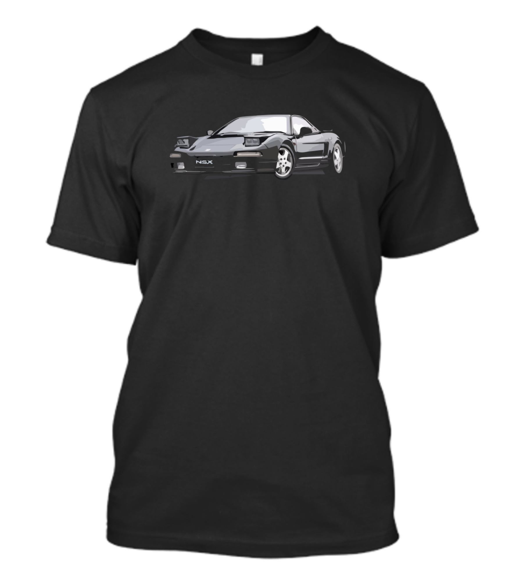 Black NSX Classic Style Car T-Shirt