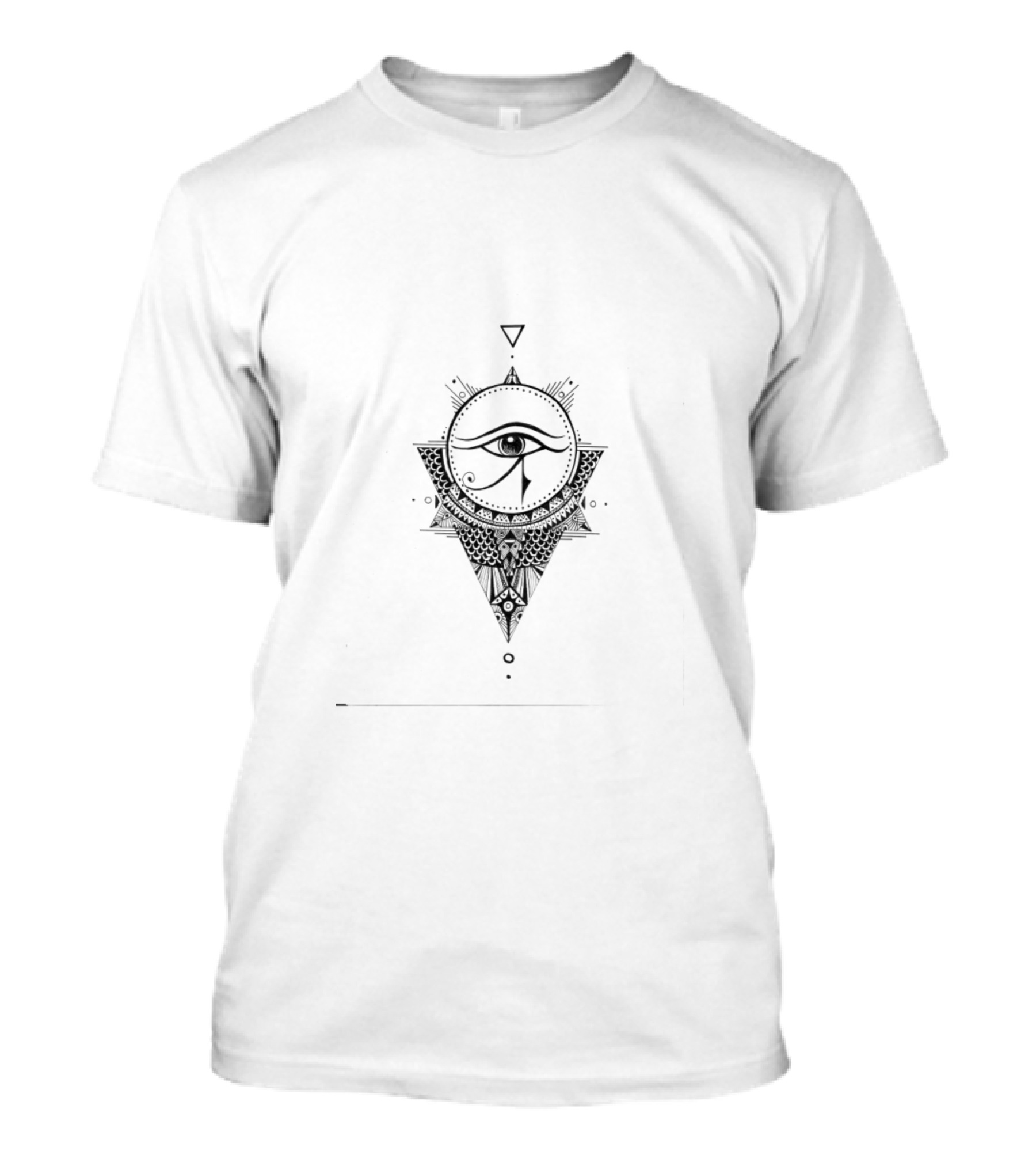 Eye Of Horus Amulet Sacred Geometry T-Shirt