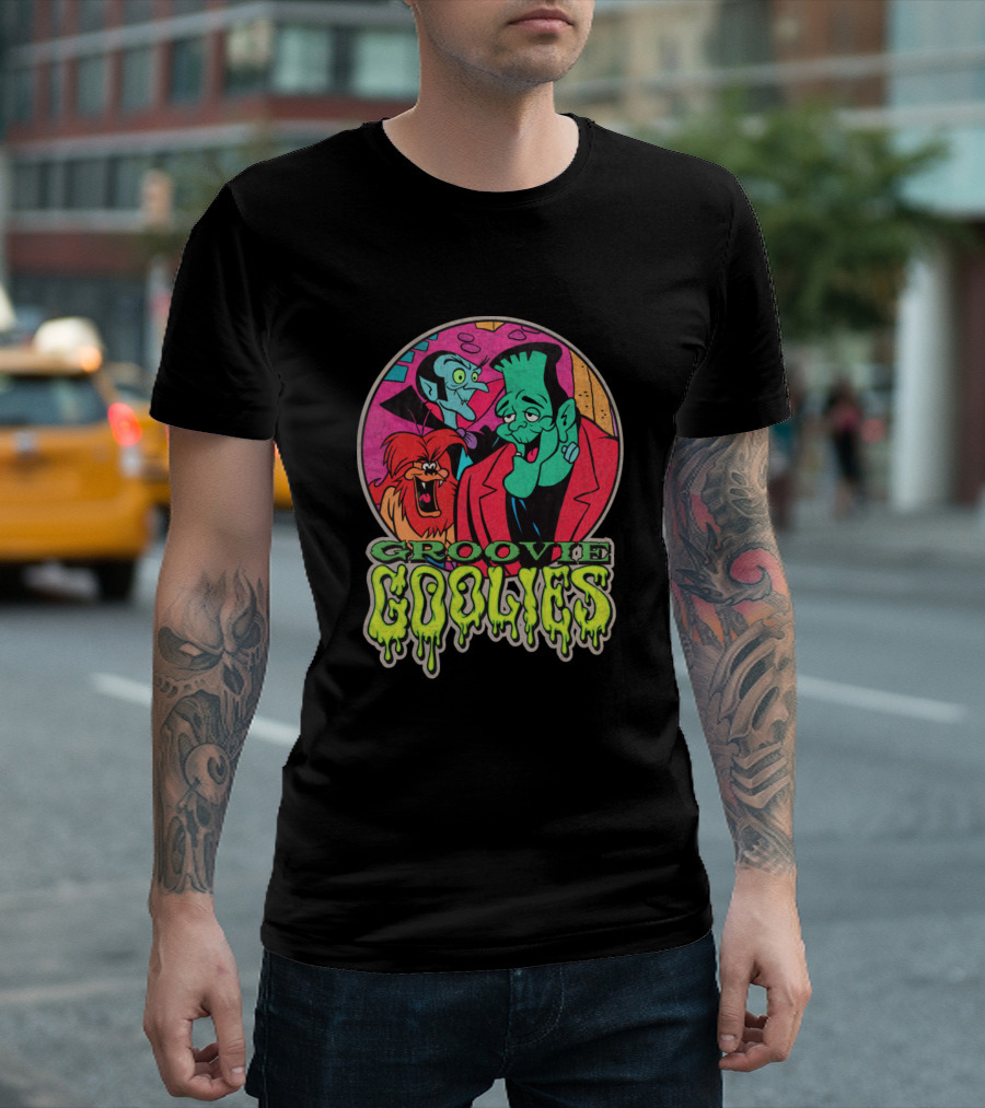 Groovie Ghoulies Classic Monster Cartoon Characters T-Shirt
