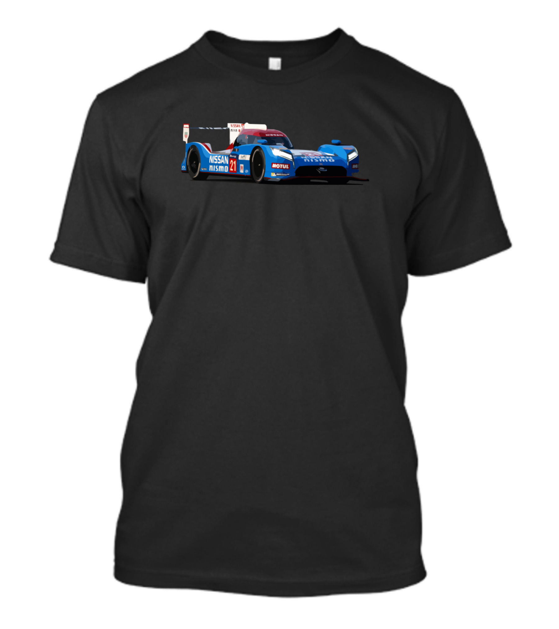 Nissan Nismo GT-R LM 21 Hybrid Race Car Motul Racing Livery T-Shirt