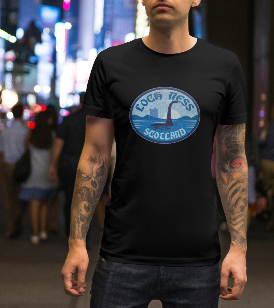 Loch Ness Scotland Nessie Monster Seal T-Shirt