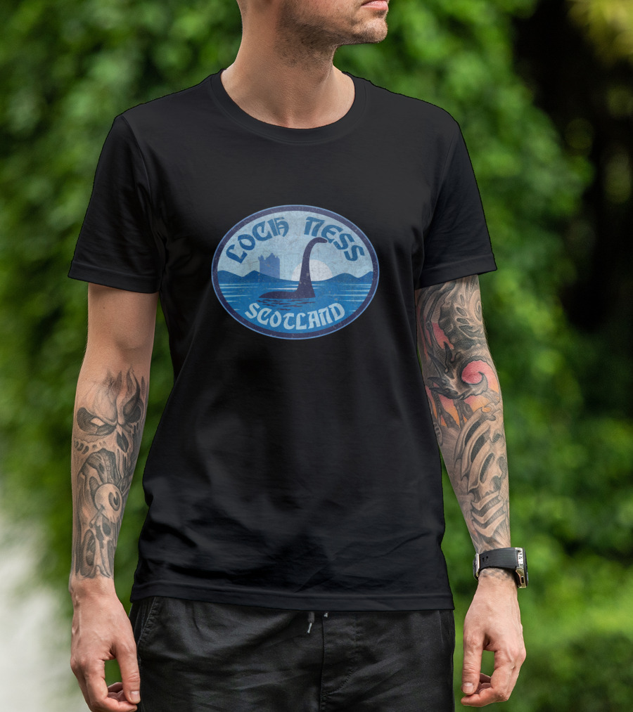 Loch Ness Scotland Nessie Monster Seal T-Shirt
