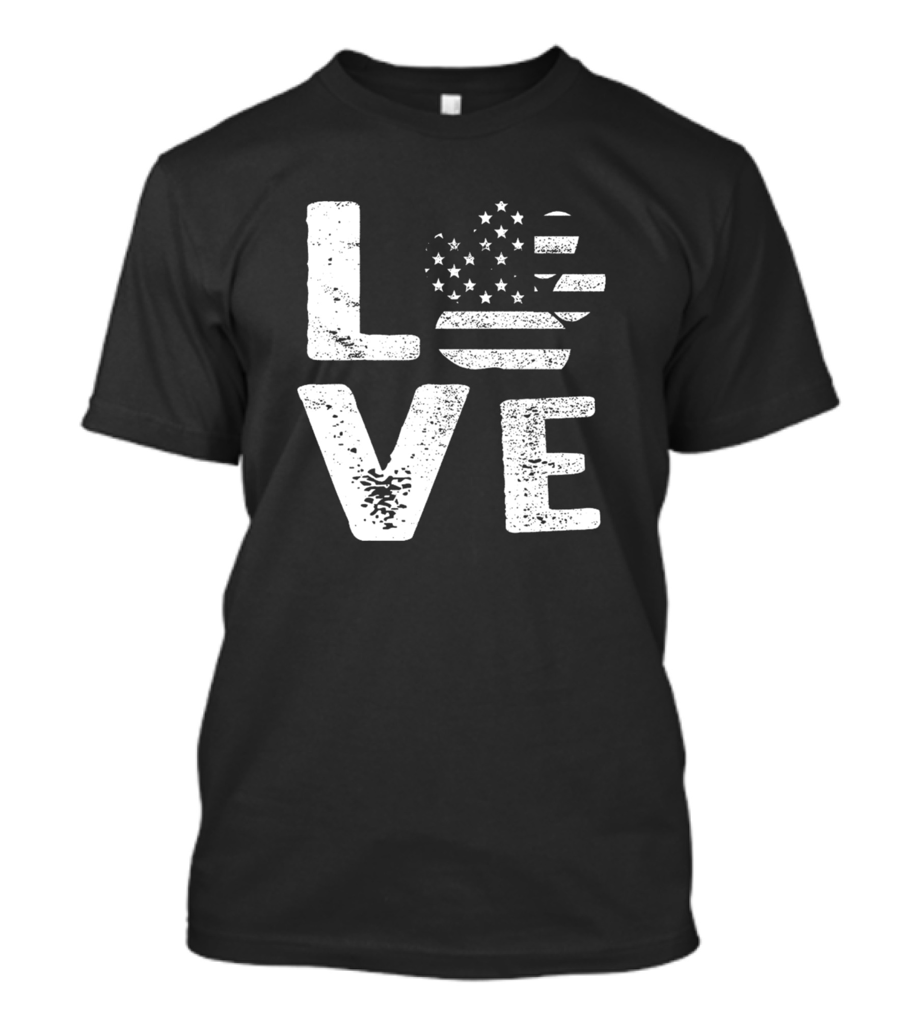 Love United States Awesome United States Patriot Flag T-Shirt