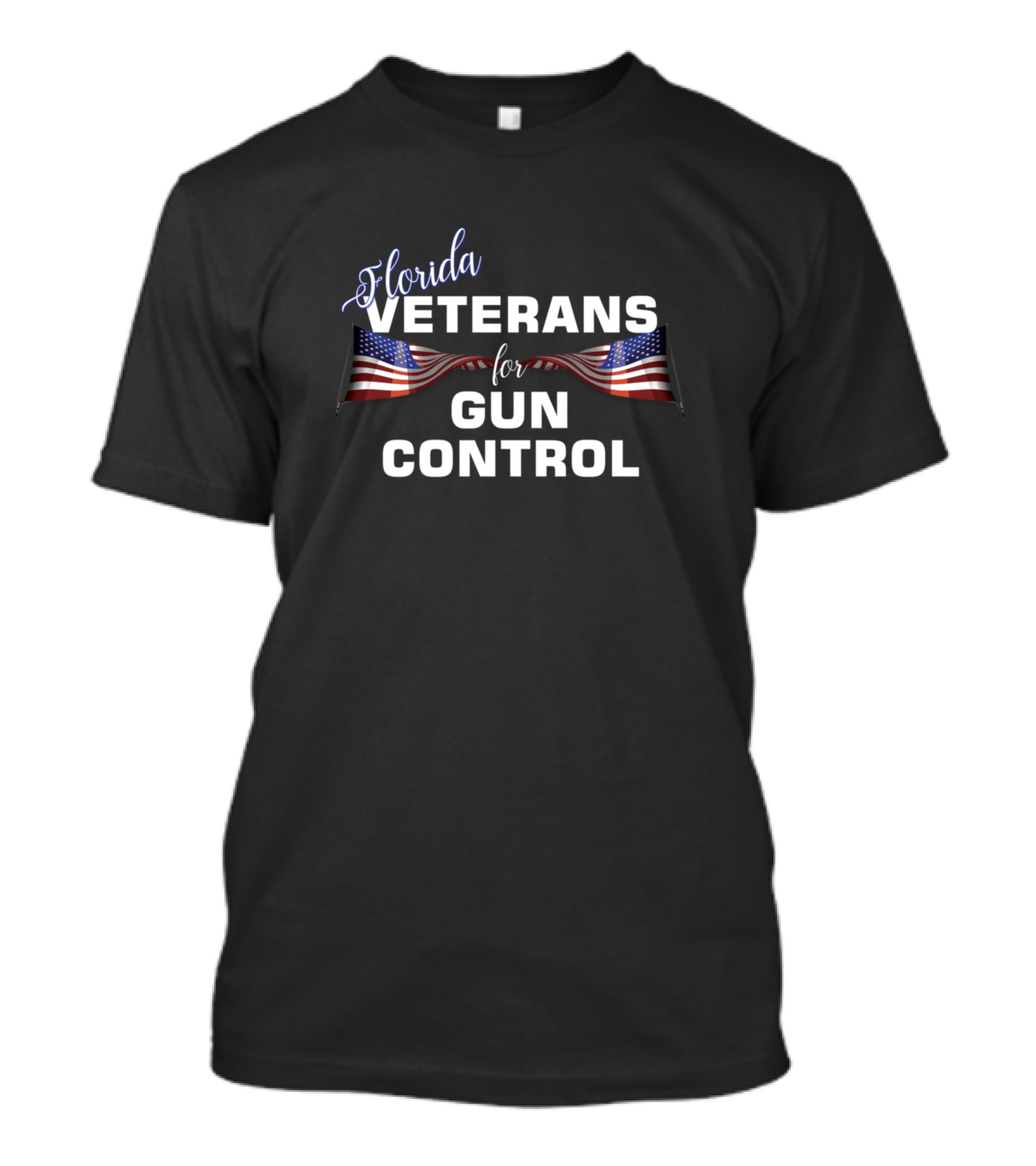 Florida Veterans For Gun Control American Flag T-Shirt