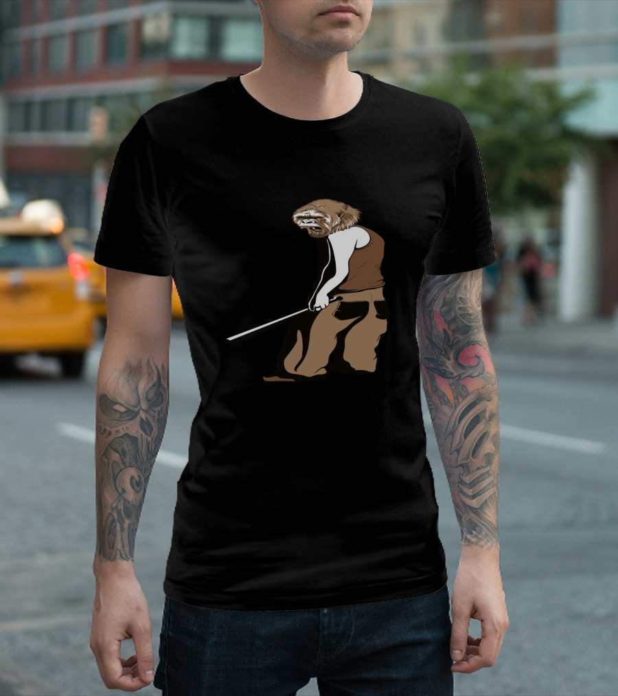 Ape In Action With Bat In Hand T-Shirt