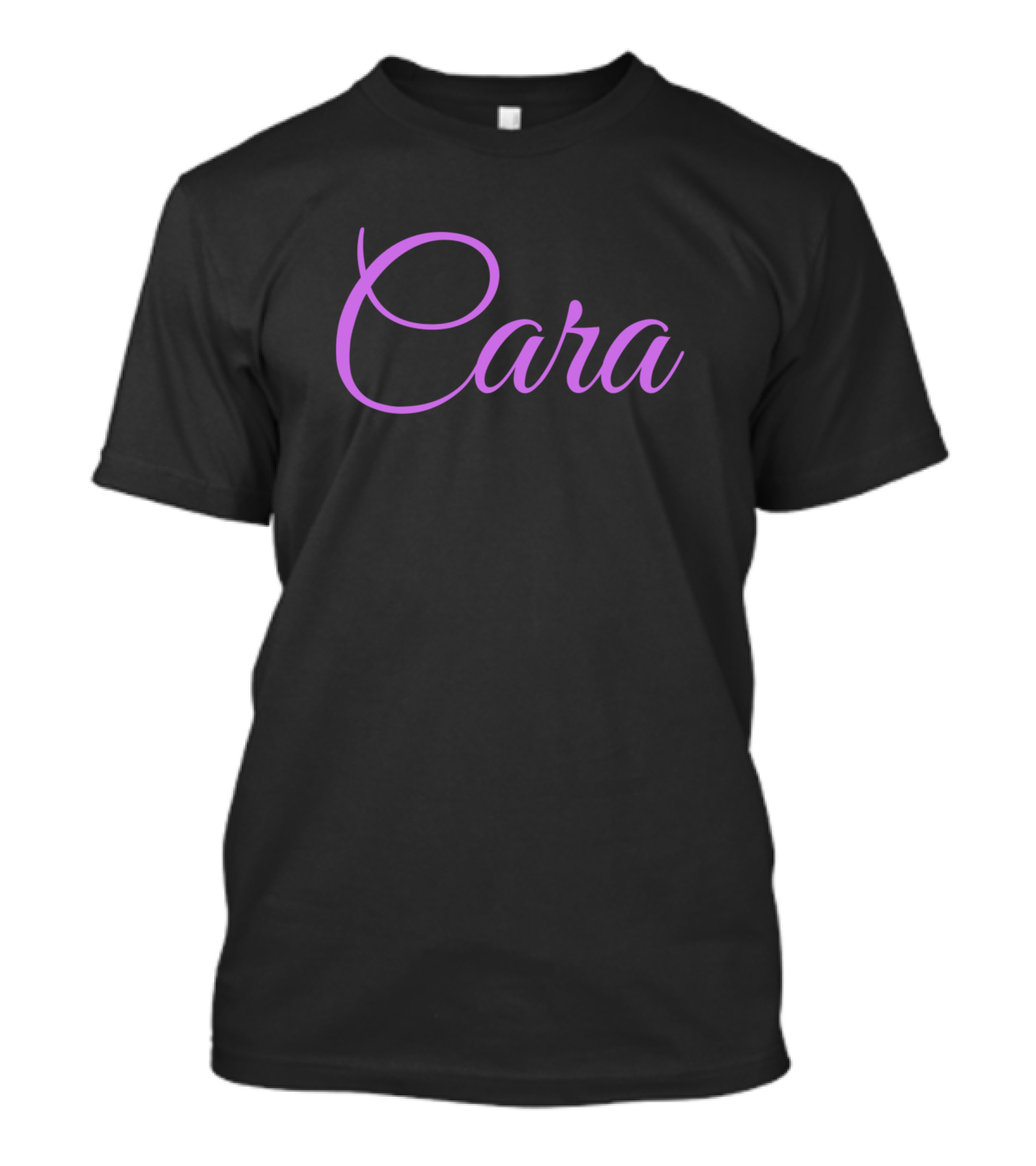 Cara Purple Script Name T-Shirt