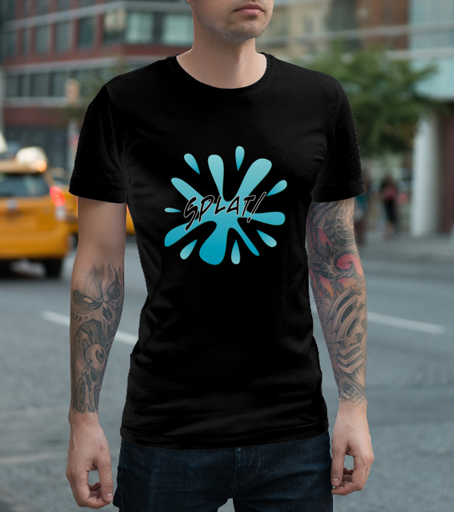 Splat Blue Splash T-Shirt