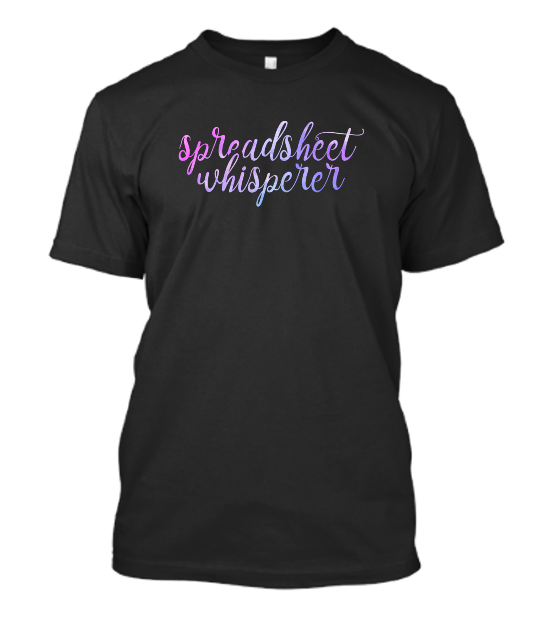 Spreadsheet Whisperer Funny Accounting T-Shirt