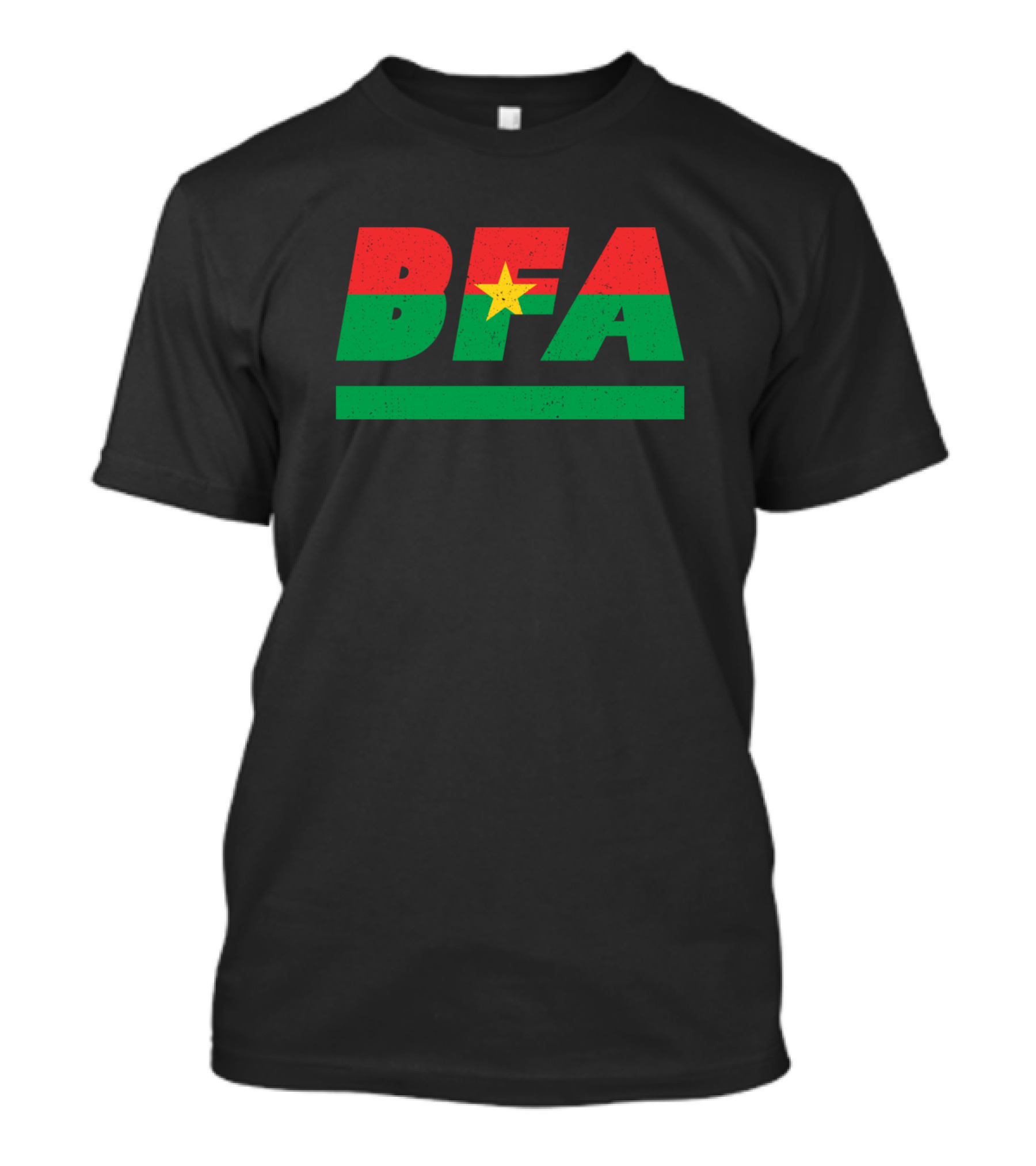 BFA Burkina Faso Flag Colors African ISO Code 3166 T-Shirt